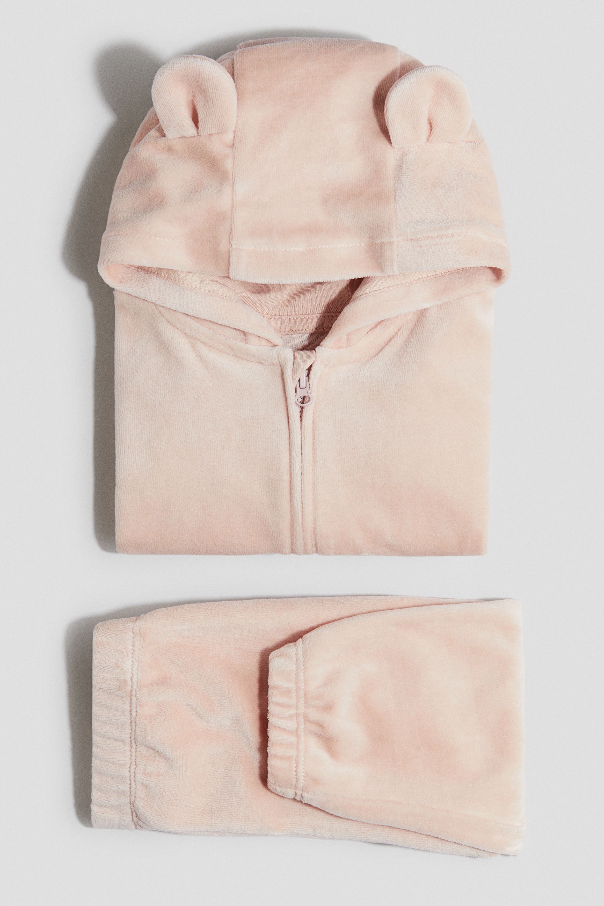 H & M - ベロア2アイテムセット - ピンク H & M - ベロア2アイテムセット - ピンク