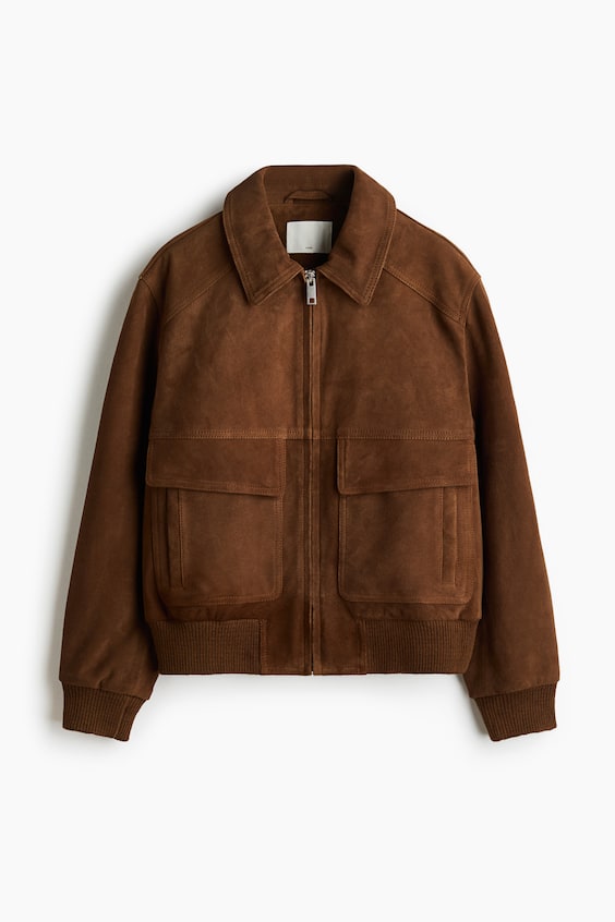 Женские куртки H&M Suede Jacket