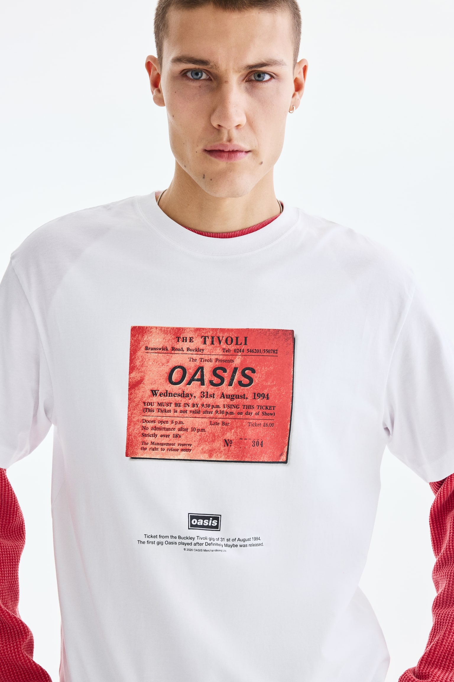 Loose Fit T-shirt - White/Oasis/Black/Ramones/Dark gray/Nirvana/White/The Rolling Stones/White/Smiley® Originals/Dark green/Henri Matisse/Black/Scarface/Light blue/Monet/White/Kodak/White/Monet/Black/Post Malone/White/Keith Haring/White/Claude Monet - 1