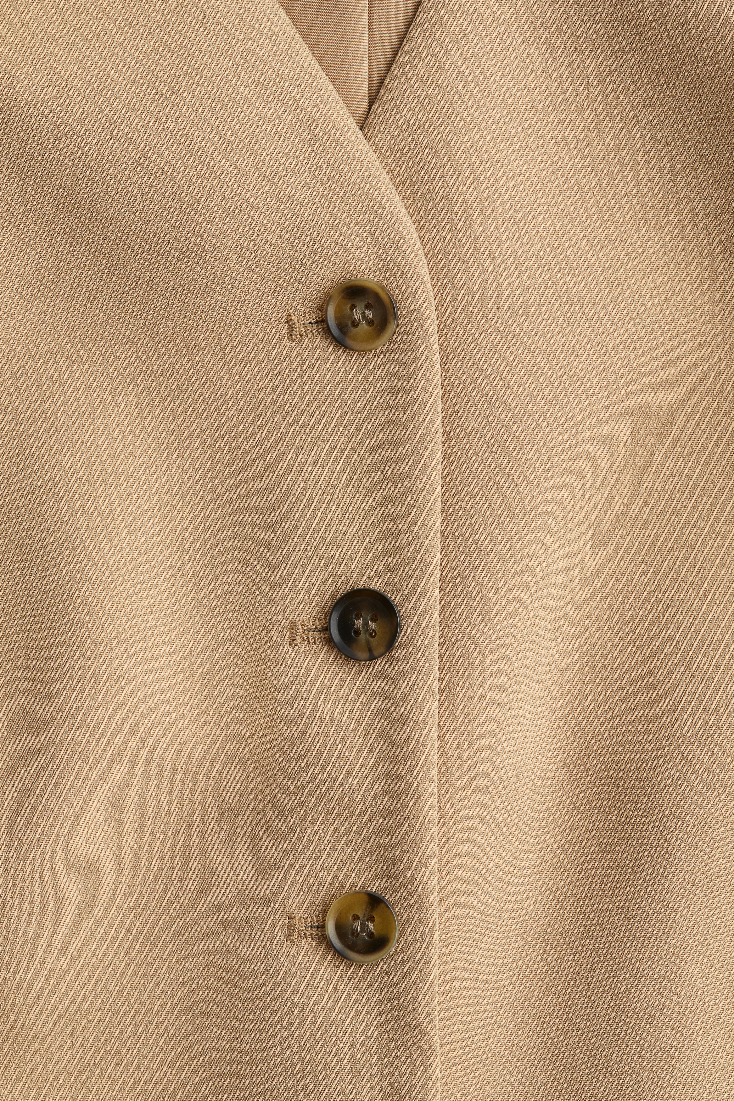 Viscose-blend suit waistcoat