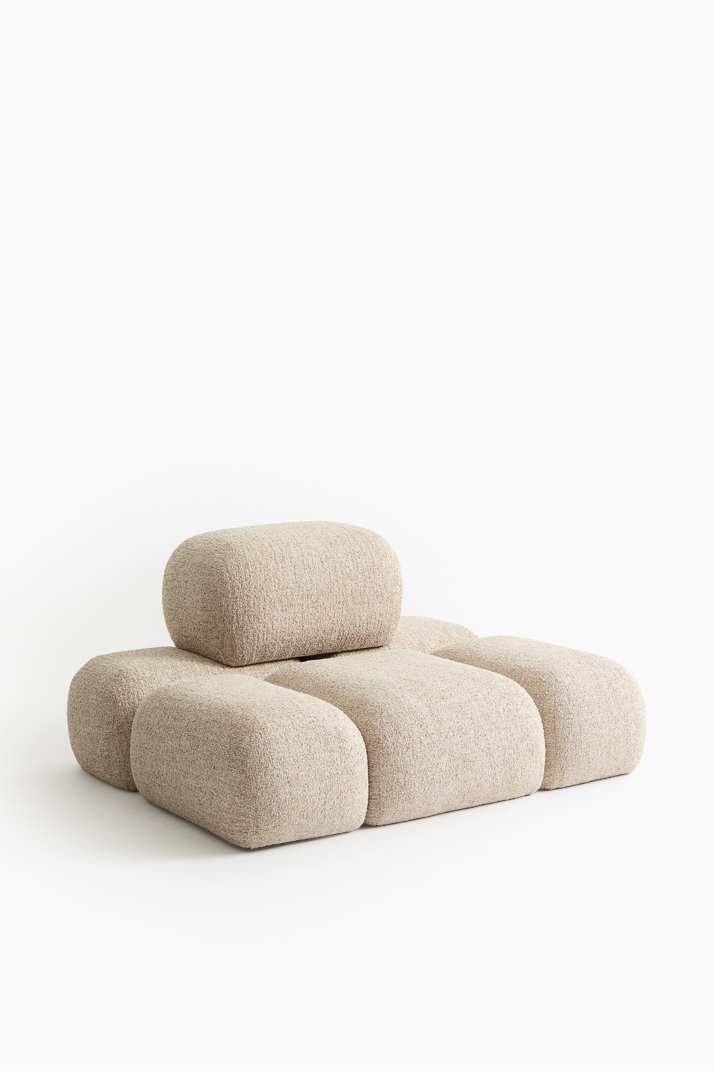 Fauteuil relax Soluna - Beige clair