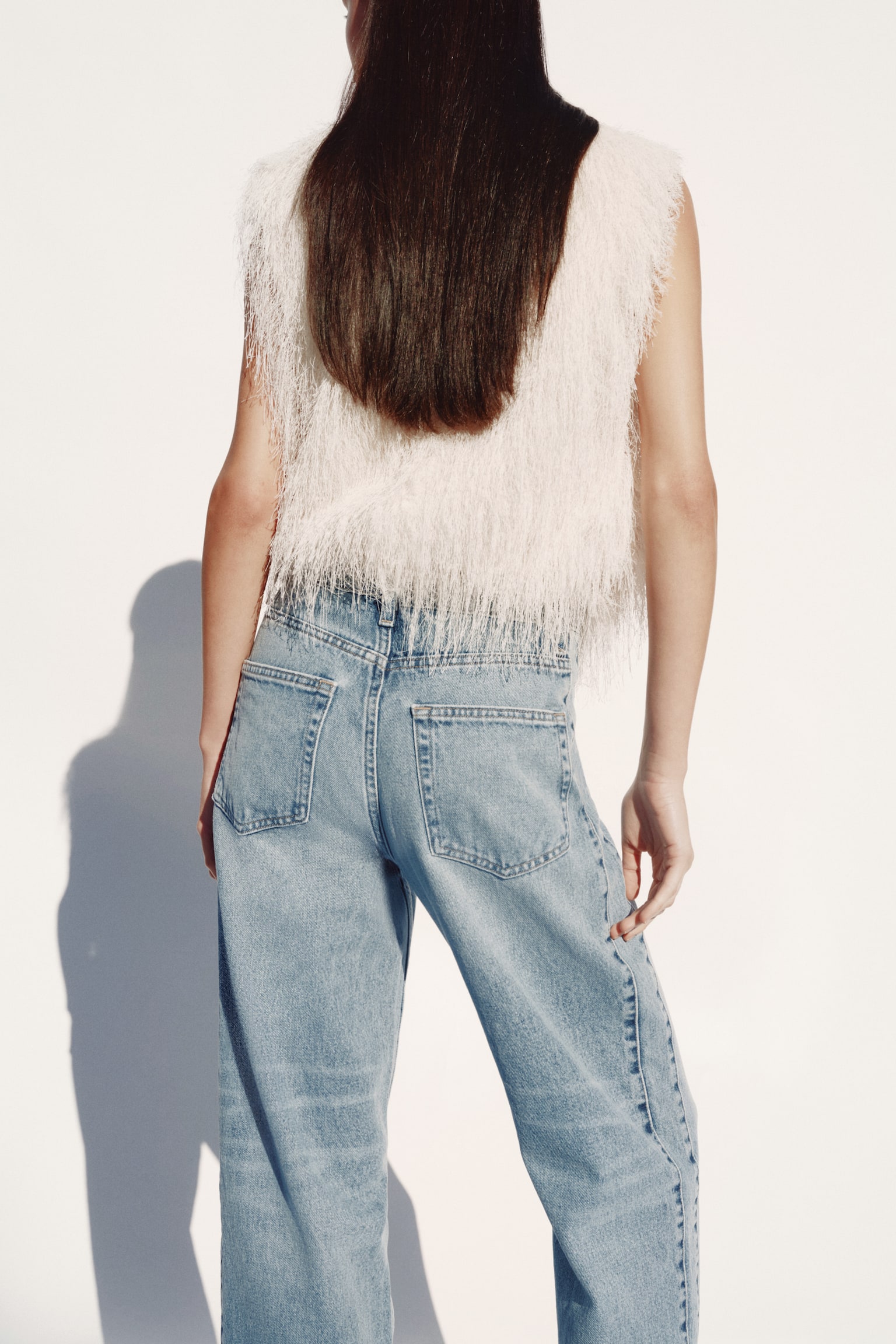 Barrel High Waist Ankle Jeans - Light denim blue - 4