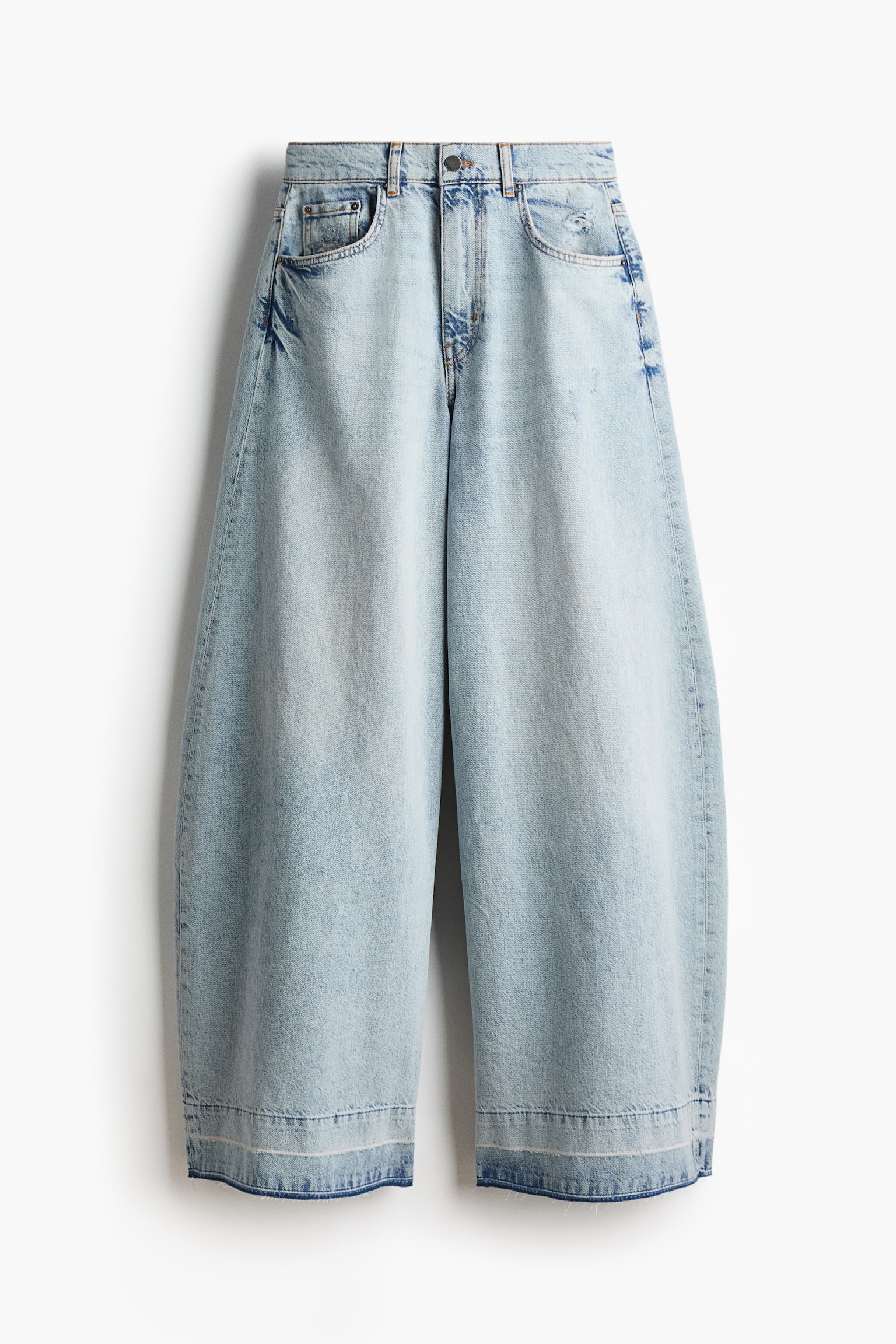 Wide-leg jeans - Light denim blue - 2