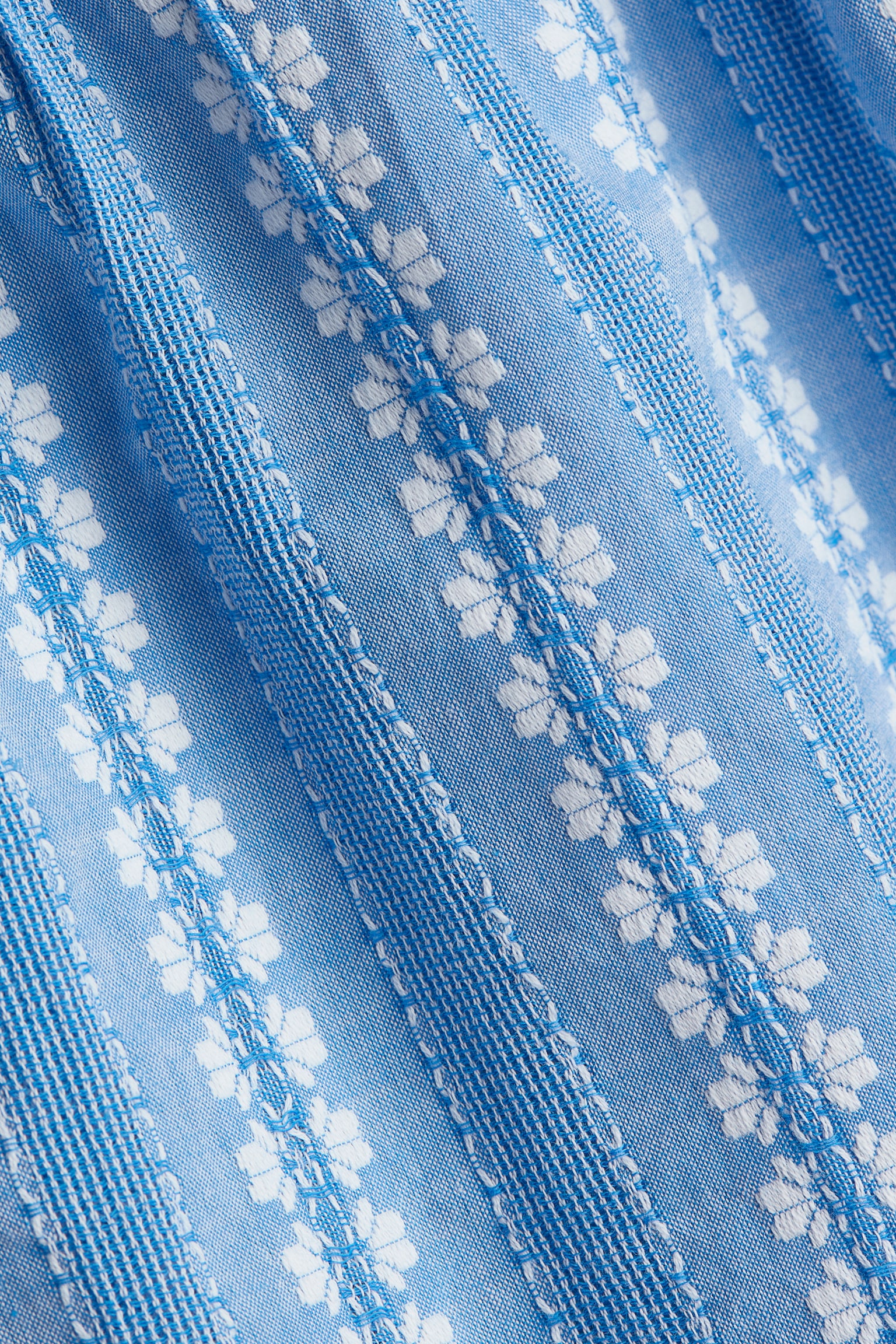 Embroidered-Detail Cotton Dress - 6