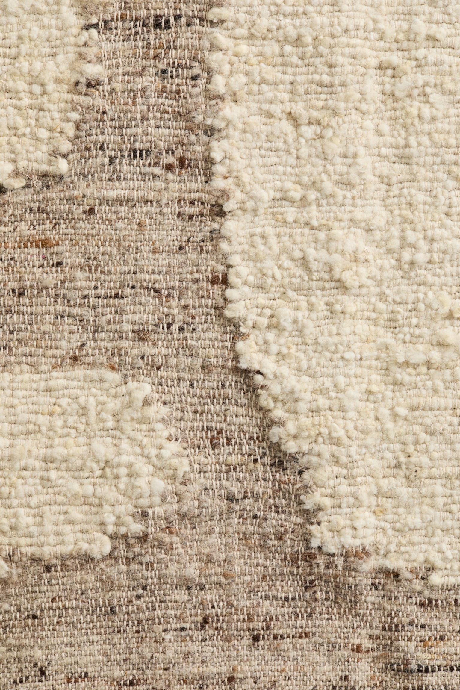 Wool-blend rug - Beige marl - 4
