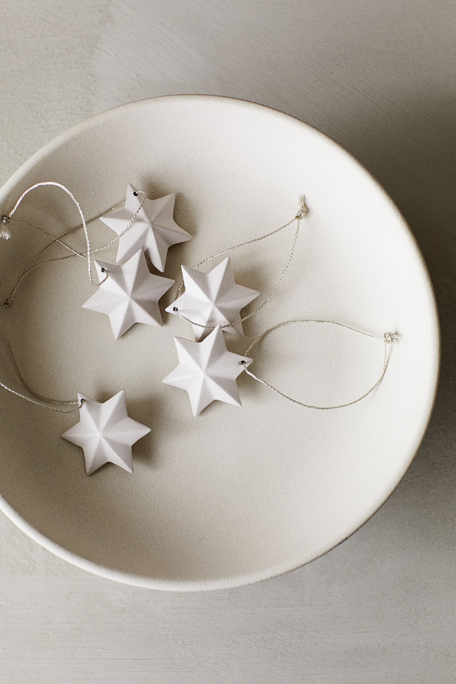 6-pack Christmas decorations - White/Stars/Gold-coloured/Silver-coloured/Black/Stars - 2