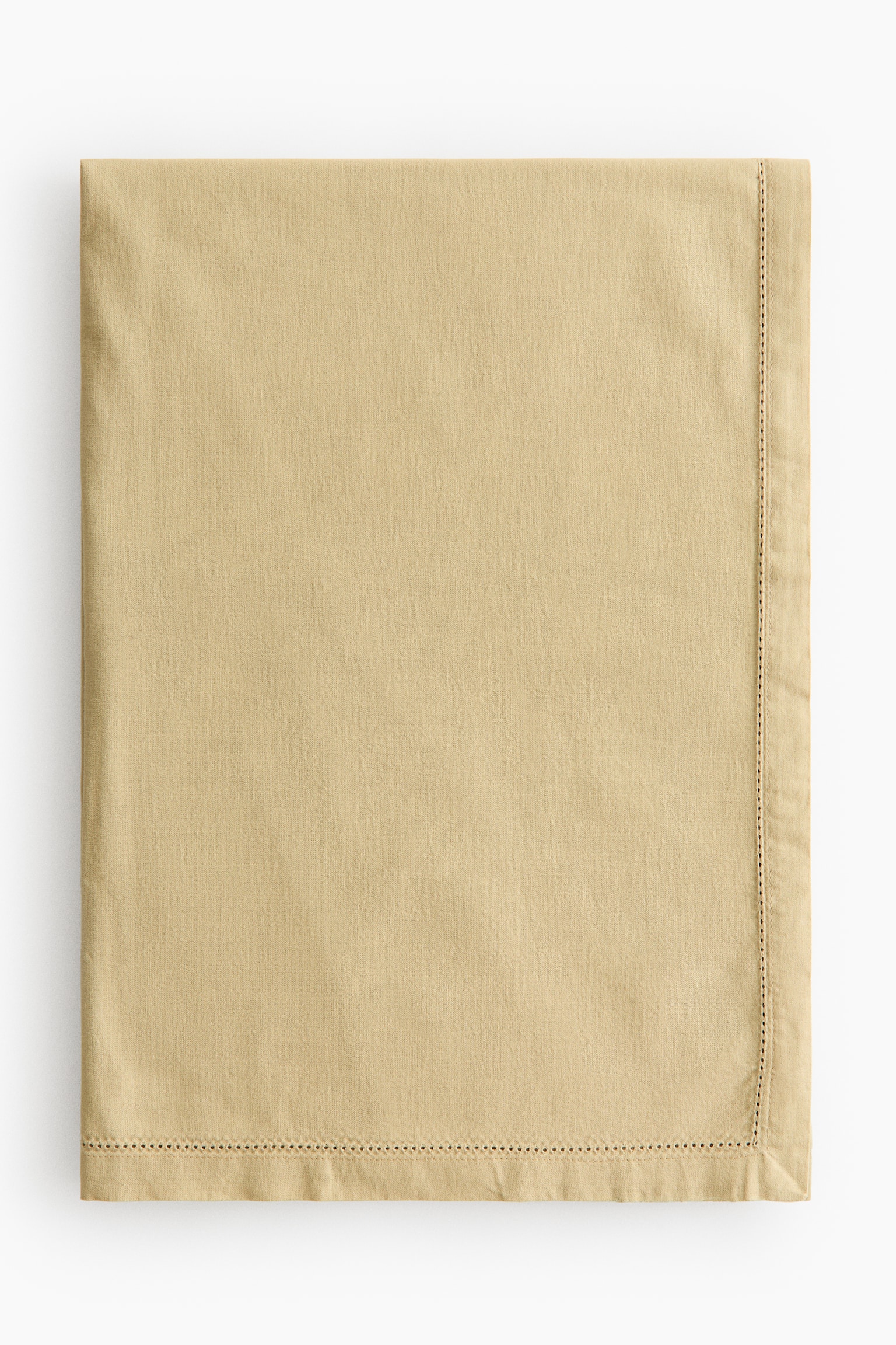 Mantel de algodón - Amarillo tenue/Greige claro/Azul tenue/Blanco/Café oscuro