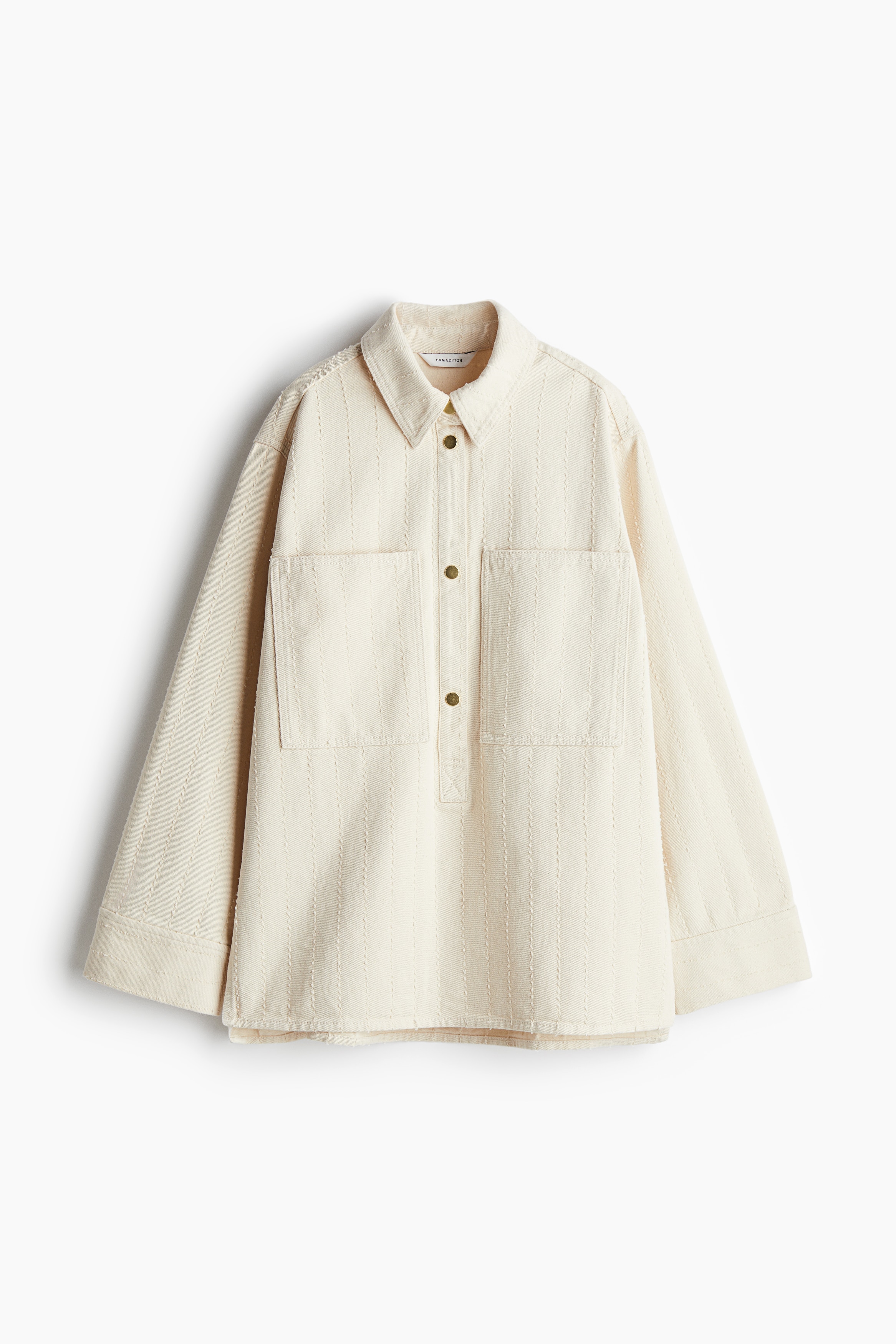 Denim popover-blouse - Roomwit