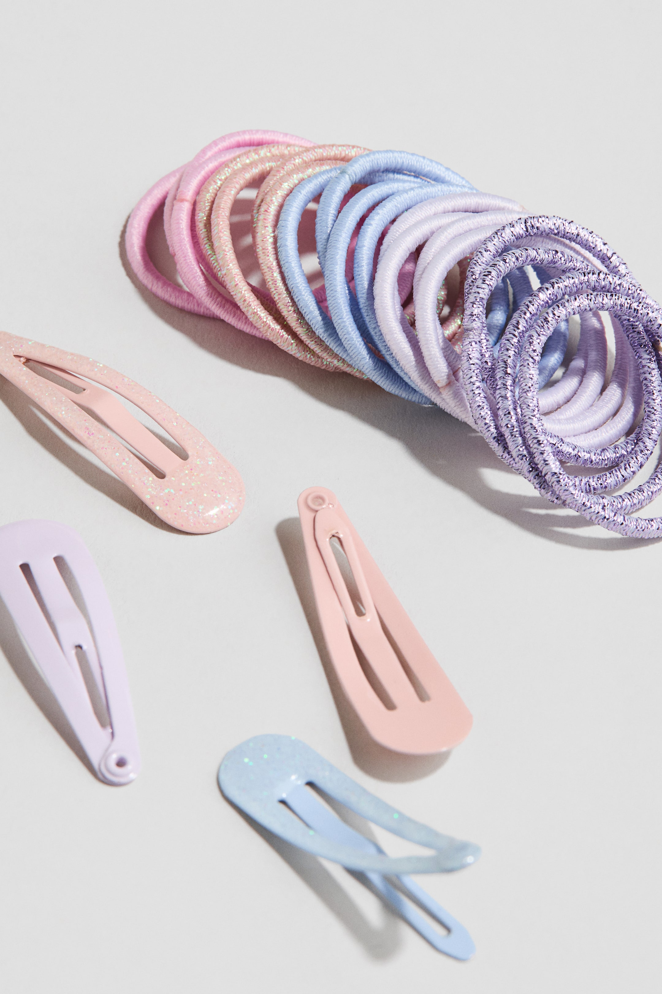 View larger image: Hair elastics and clips - Light purple/Pink - Kids | H&M IN 2
