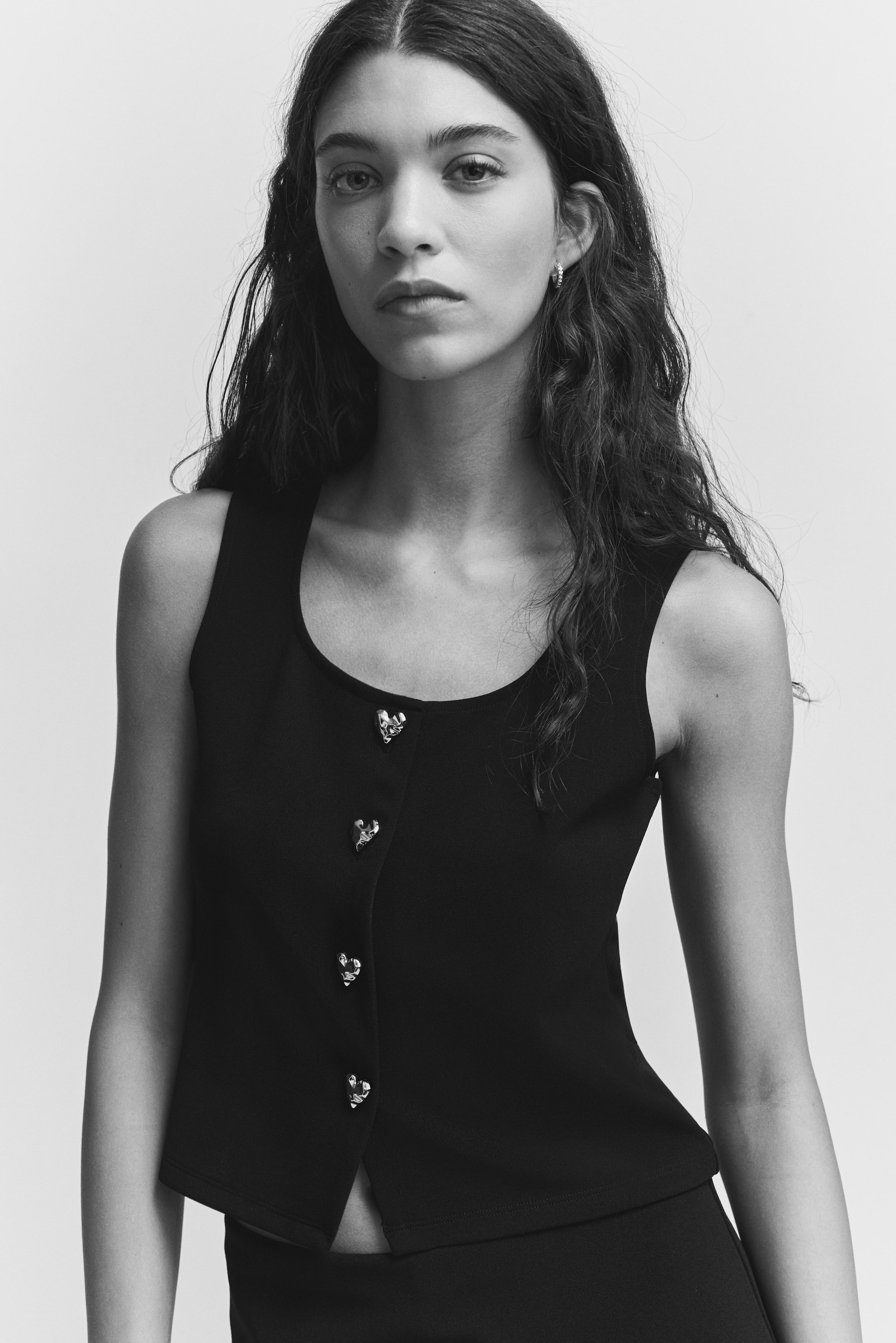 Xem ảnh lớn hơn: Áo gi-lê Ponte di Roma - Màu đen - Ladies | H&M VN 3