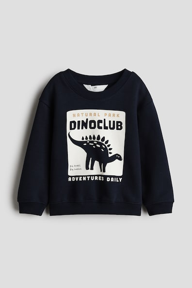 プリントスウェットシャツ