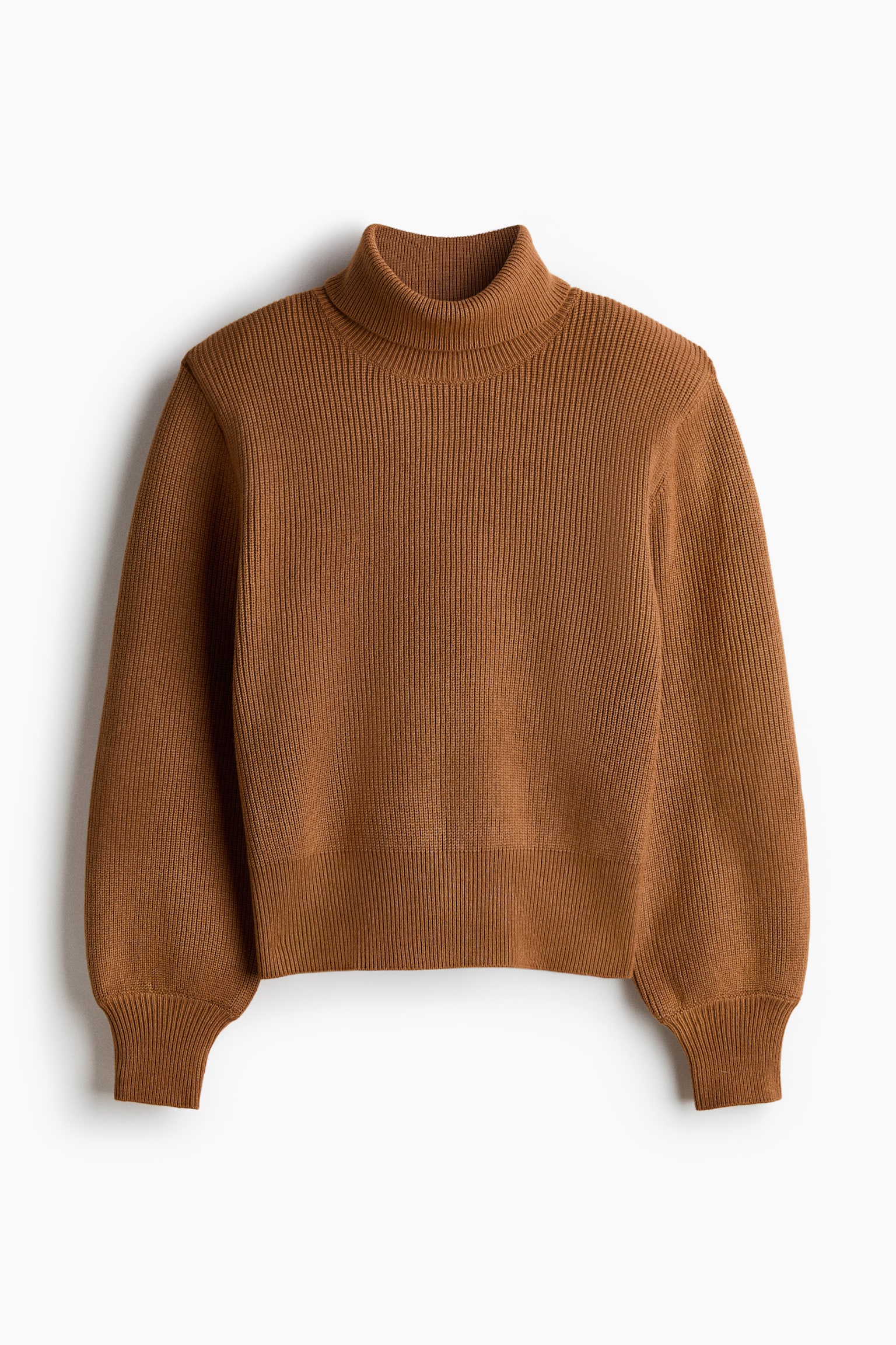 Женский свитер H&M Shoulder-Pad, цвет: Коричневый — фото 1