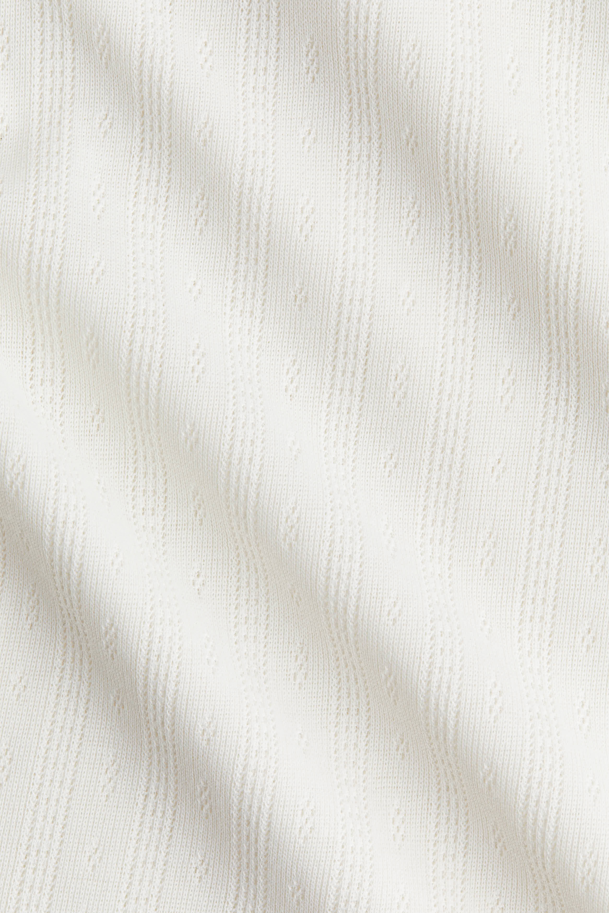 Pointelle-jersey dress