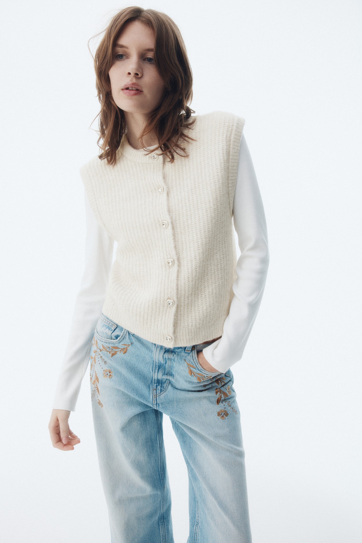Rib-Knit Vest - image 3
