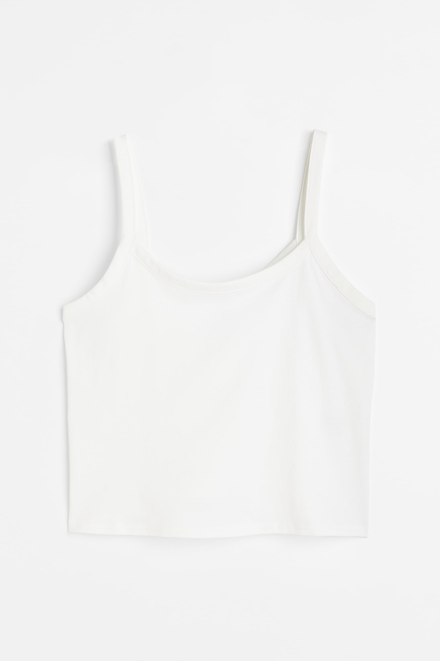 H&M+ Tanktop i bomuld - Hvid
