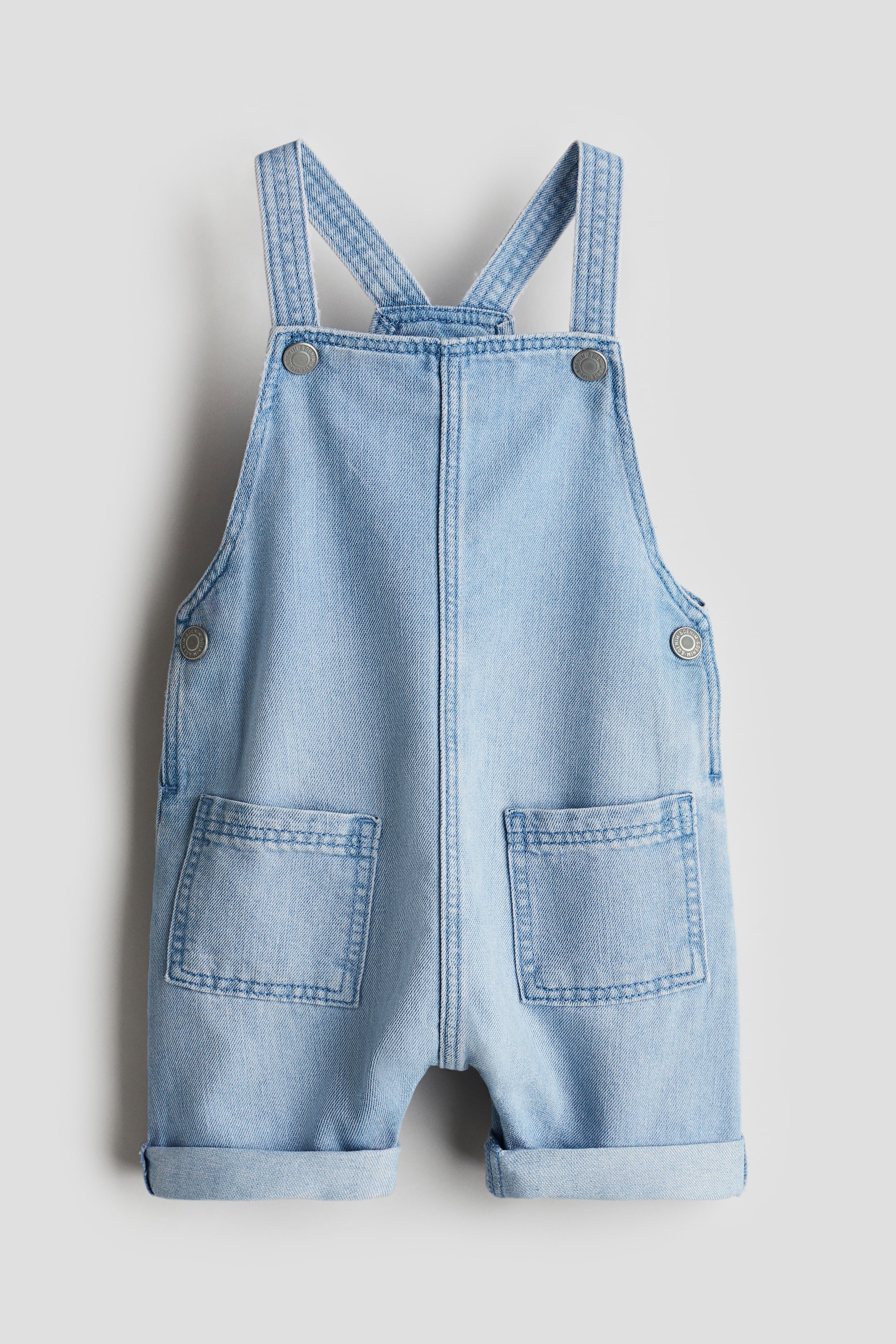 Denim Overall Shorts