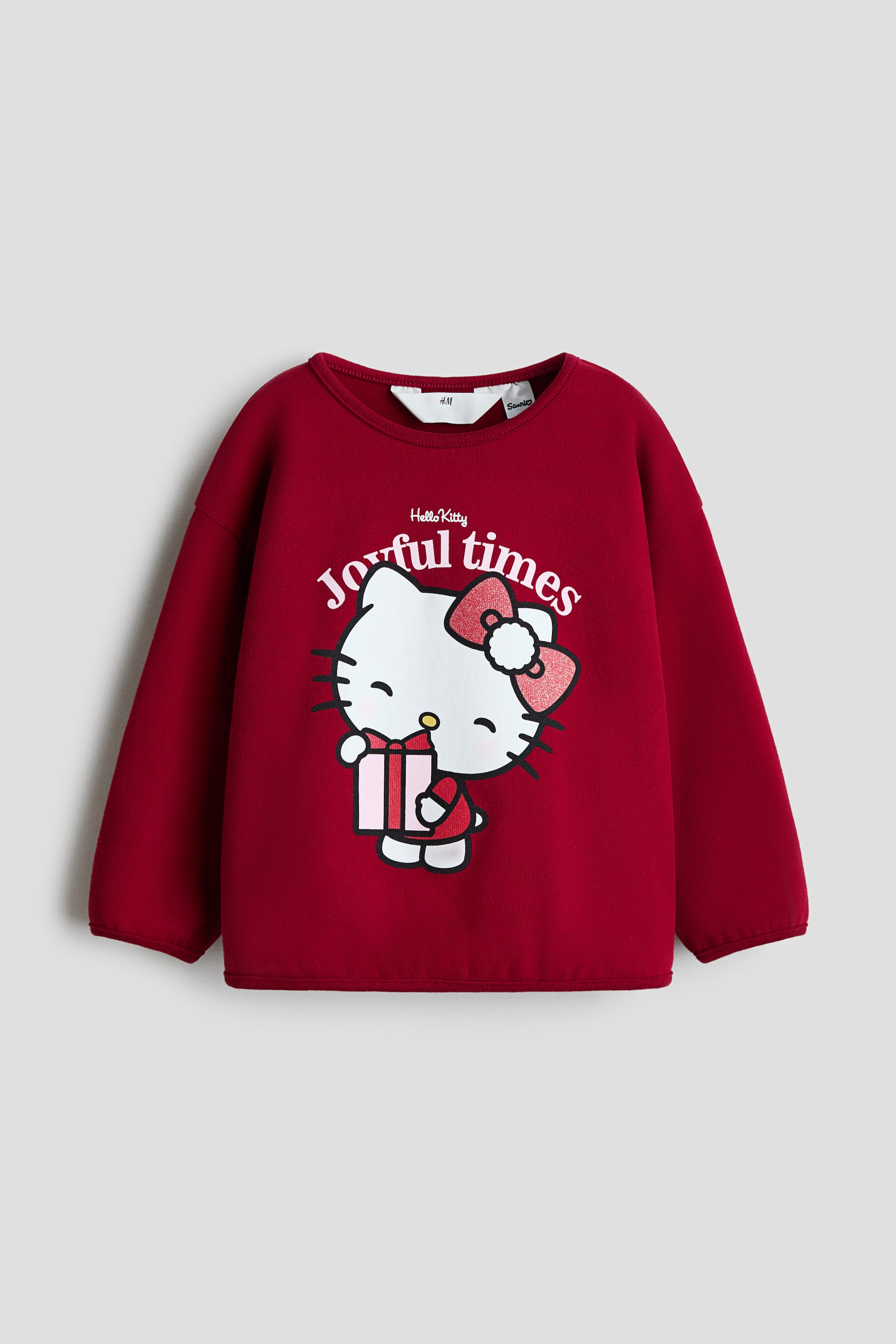 View larger image: Printed cotton top - Dark red/Hello Kitty - Kids | H&M 1