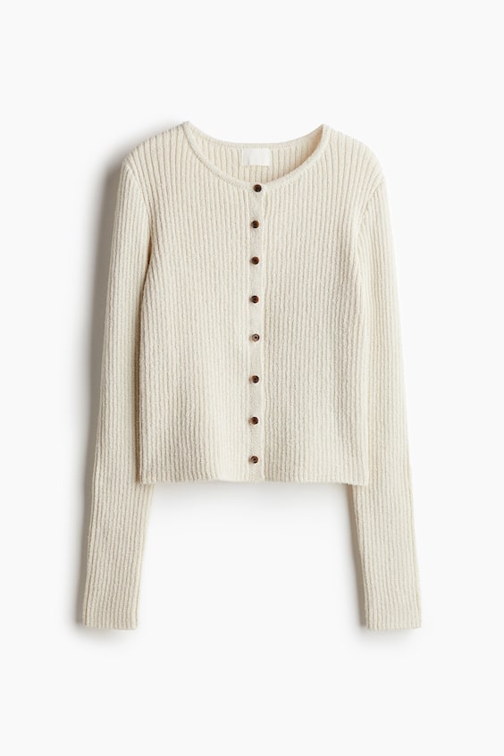 Женские кардиганы H&M Rib-Knit Cardigan