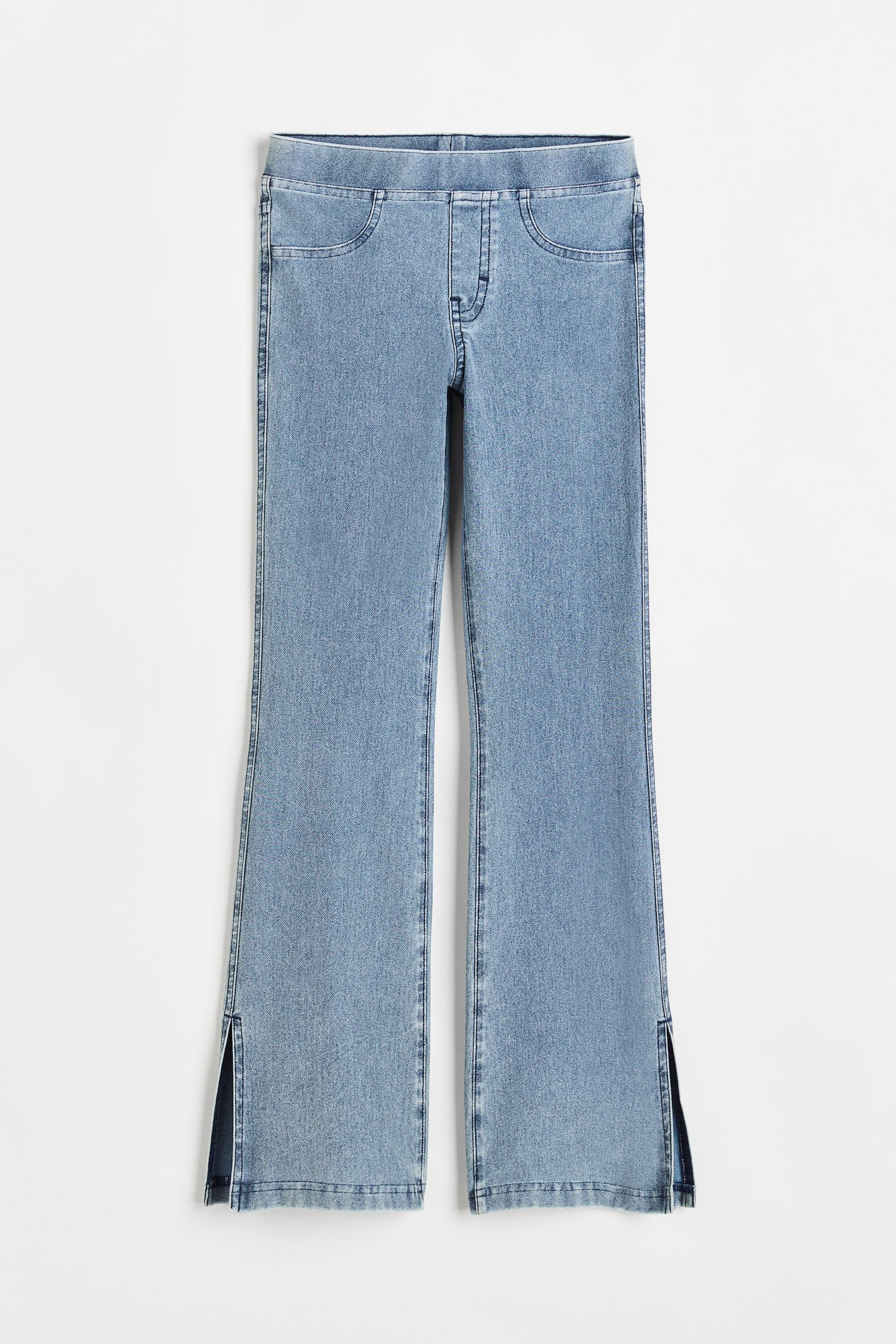 View larger image: Flared jeggings - Light denim blue - Kids | H&M IN 1
