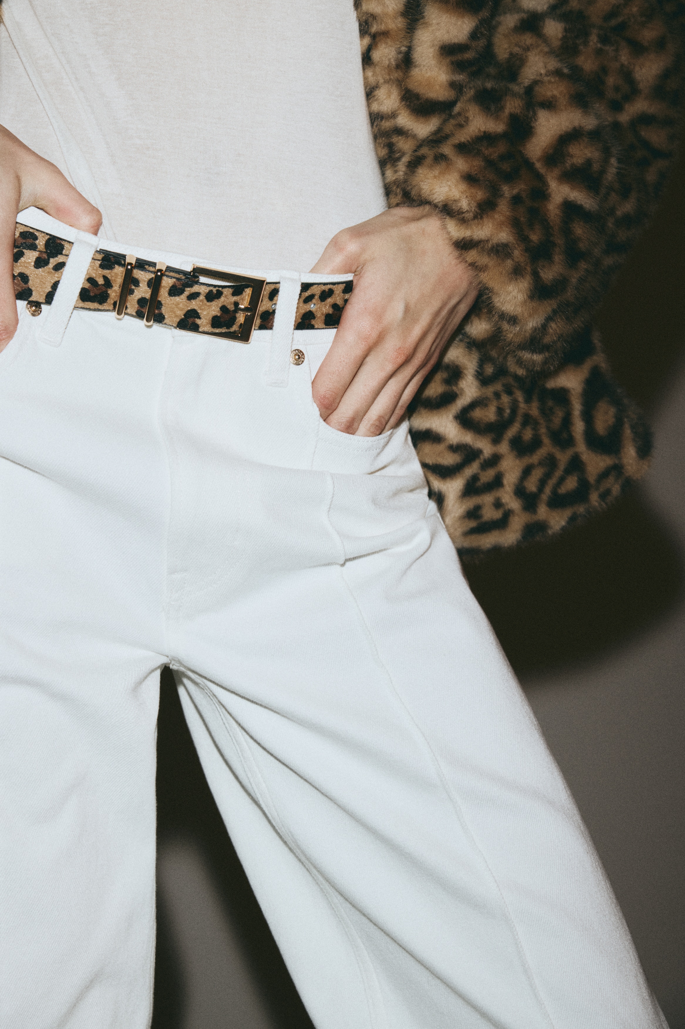 Straight High Jeans - White