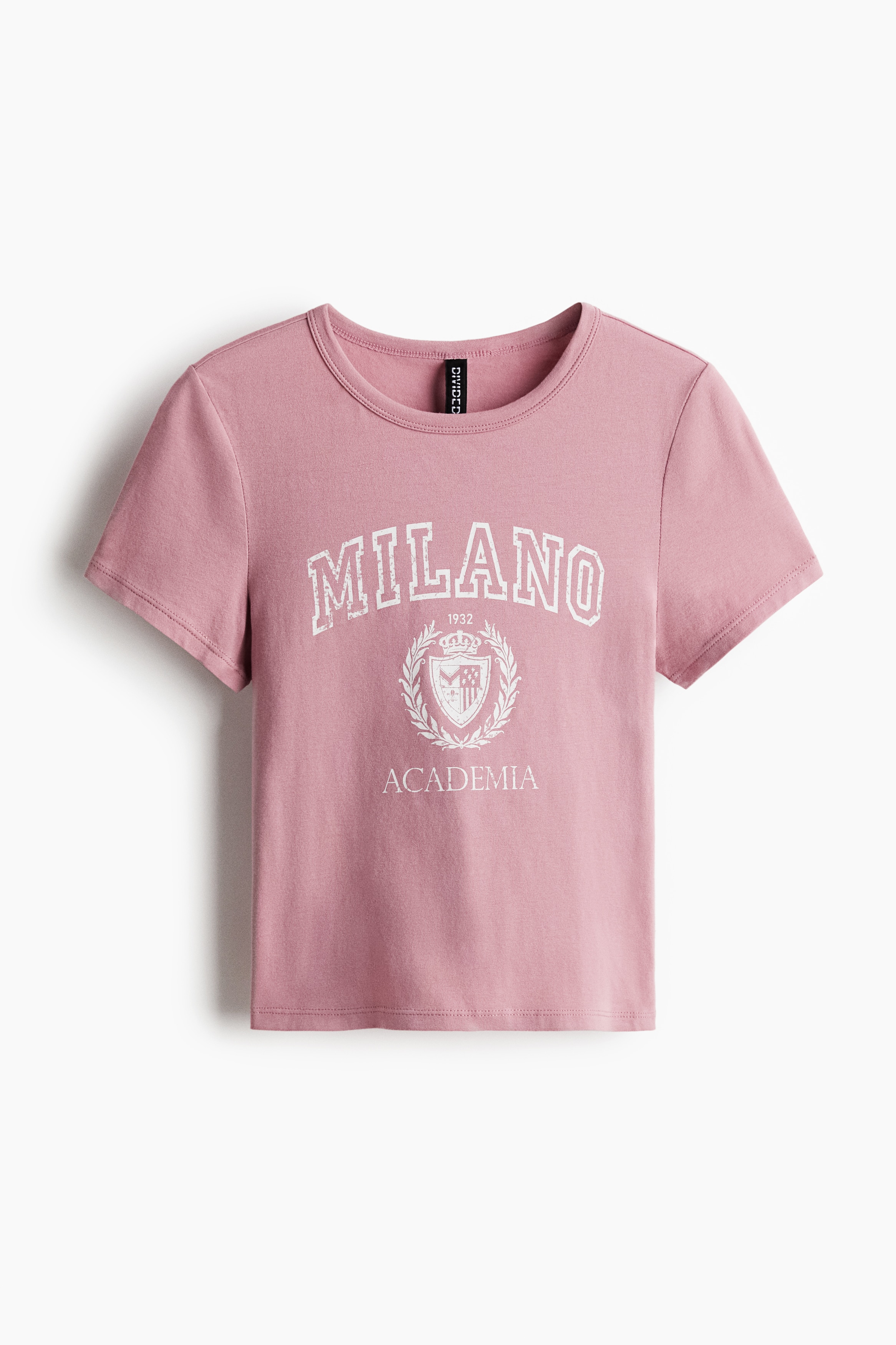 Playera entallada de algodón - Rosa/Milano/Amarillo claro/Le Charme/Azul oscuro/Paris/Blanco/Montpellier/Azul marino/Franjas/Crema/HL/Beige claro/Douceur de Vivre/Azul claro/Poétique/Amarillo claro/1956/Gris oscuro/Pâtisserie/Rojo oscuro/Amour/Azul claro/Franjas