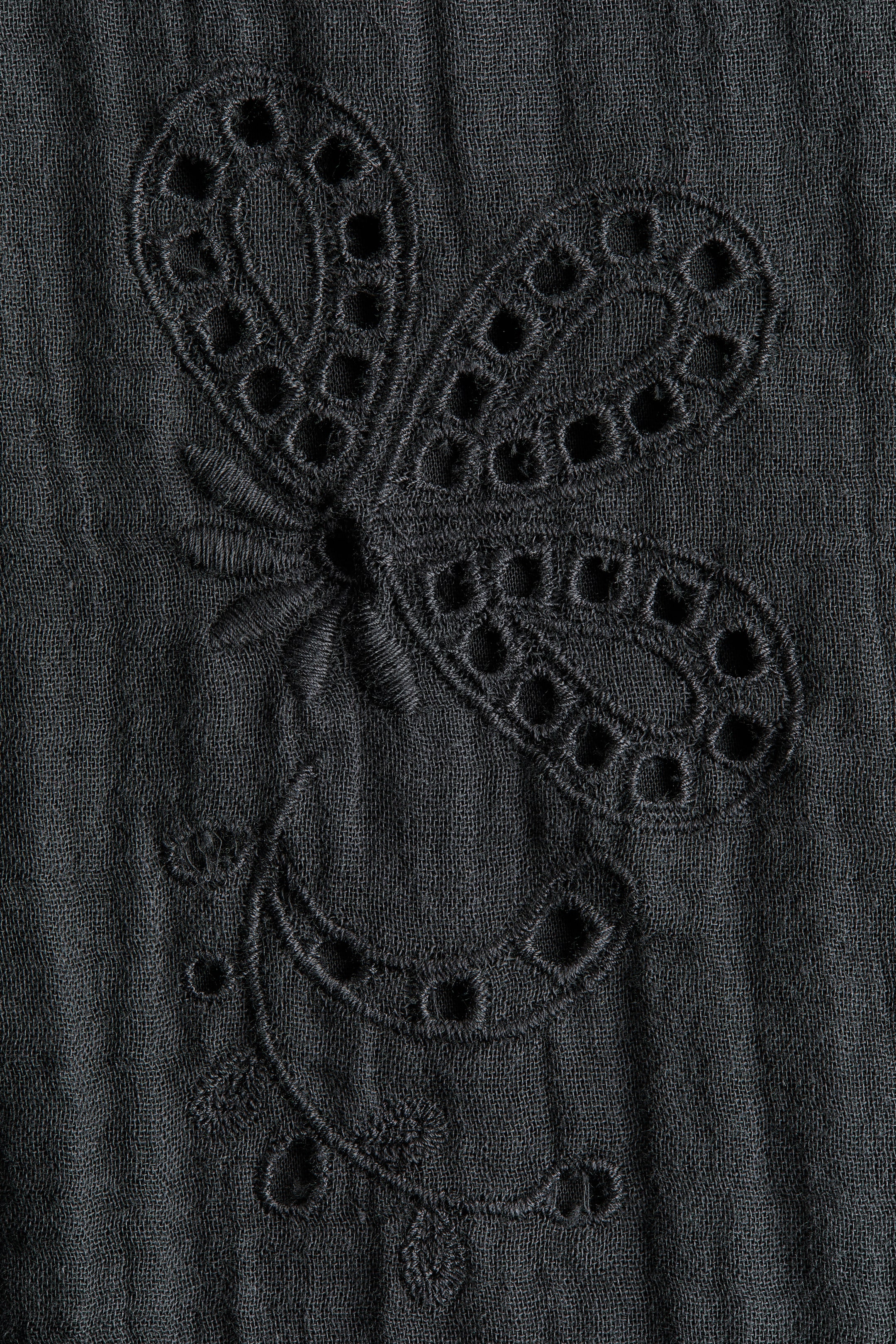 Детские блузки H&M Muslin Blouse with Eyelet Embroidery — фото 2