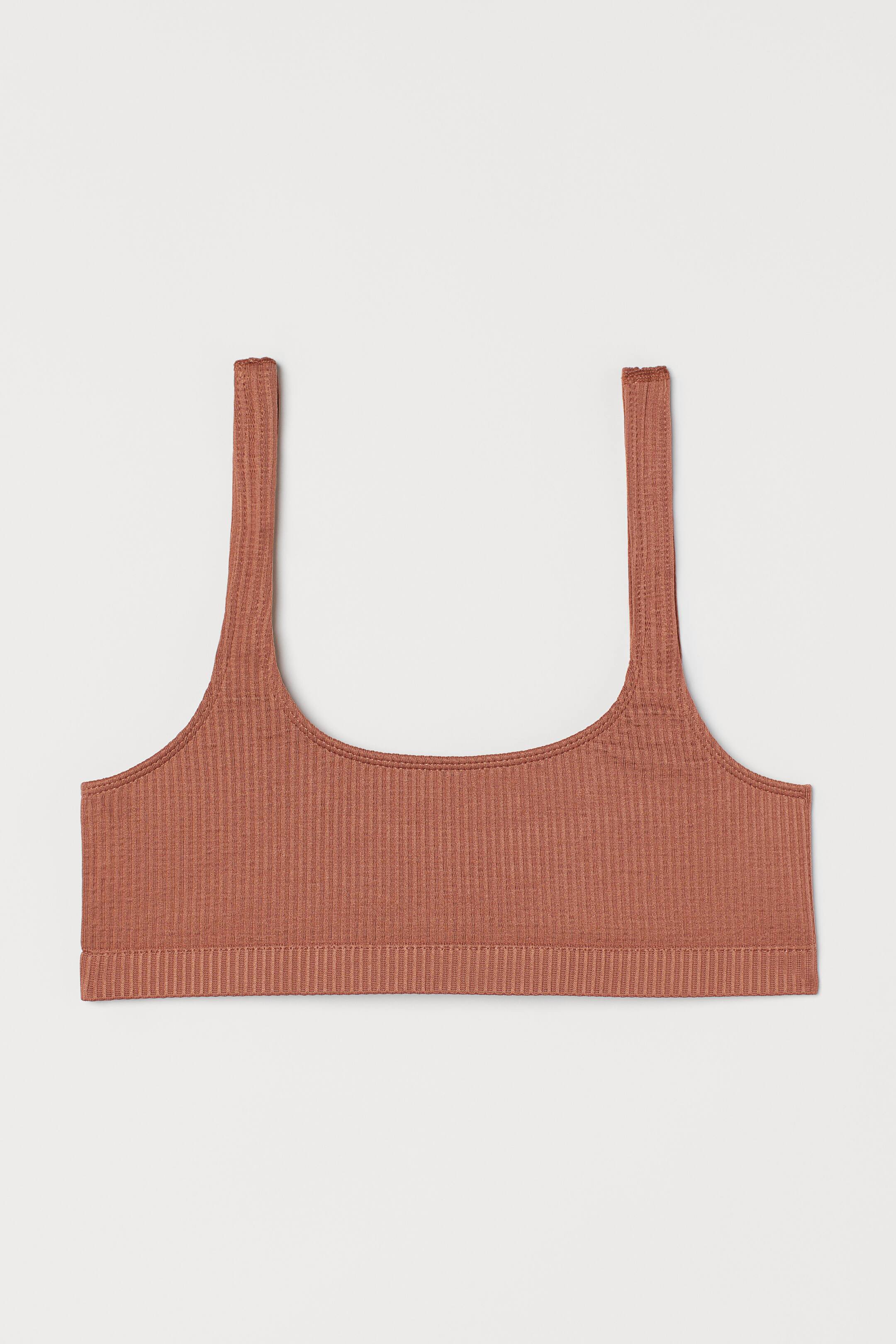 View larger image: Seamless bikini top - Rust brown - Ladies | H&M IE 1