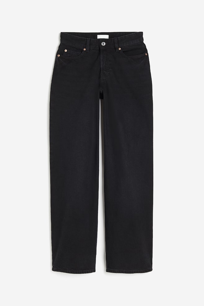 Wide Regular Jeans - Sort/Denimblå/Mørk denimgrå - 2