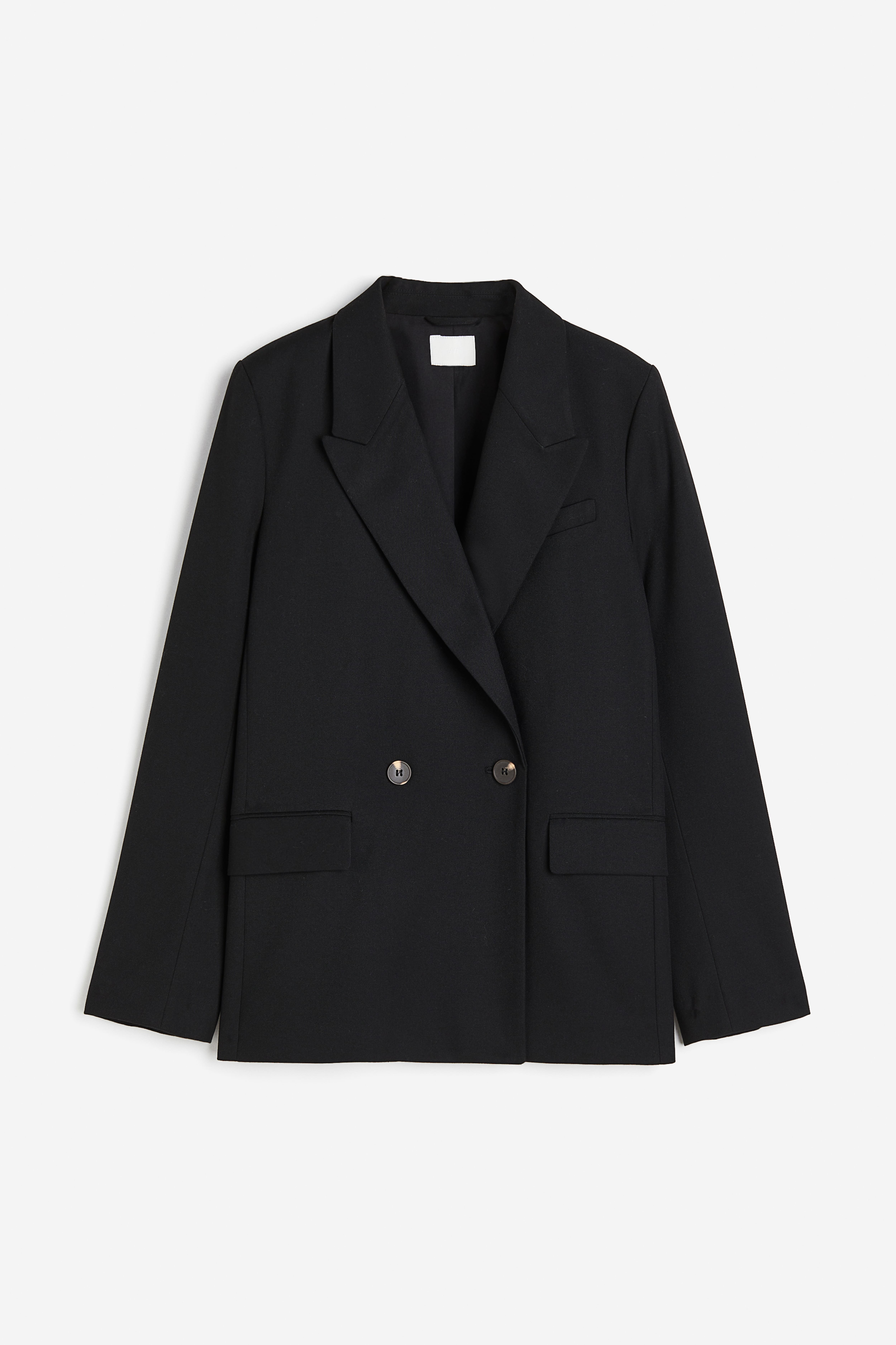 H&m women's black blazer best sale