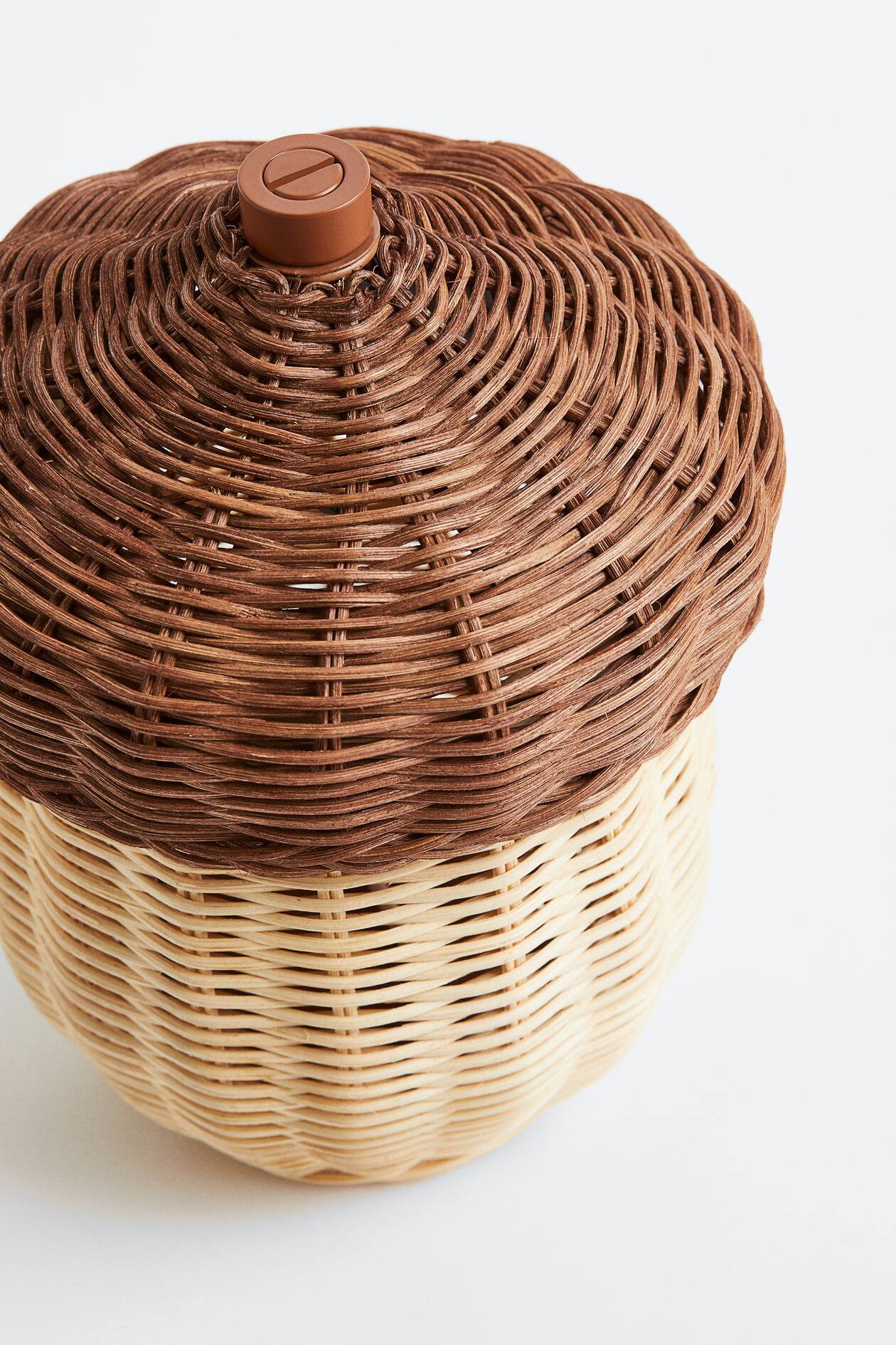 Light beige/Brown Rattan table lamp at H&M Home | H&M GB