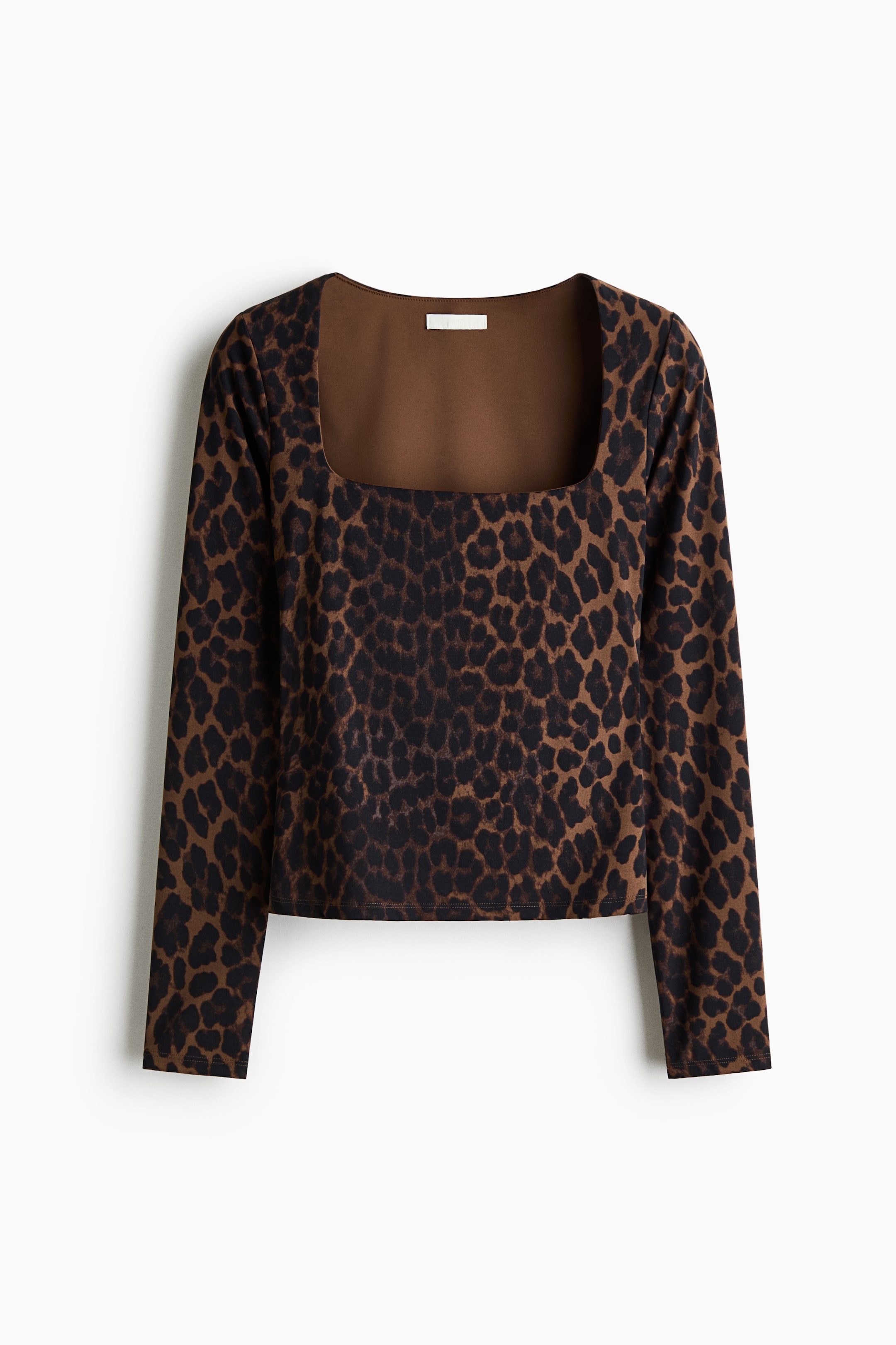 Square-Neck Ponte Top