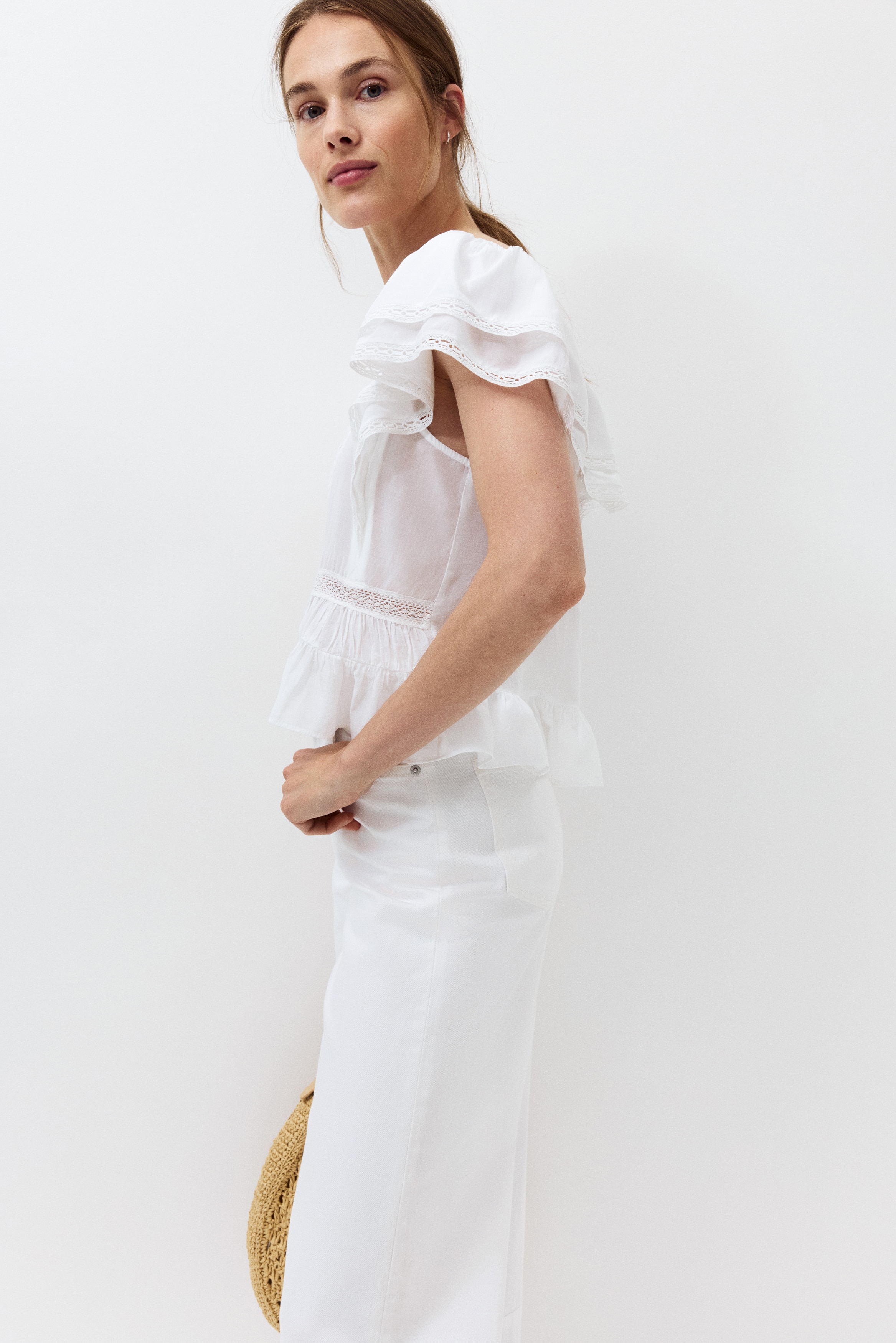 MAMA Lace-trimmed Nursing Blouse from H&M - $49.99