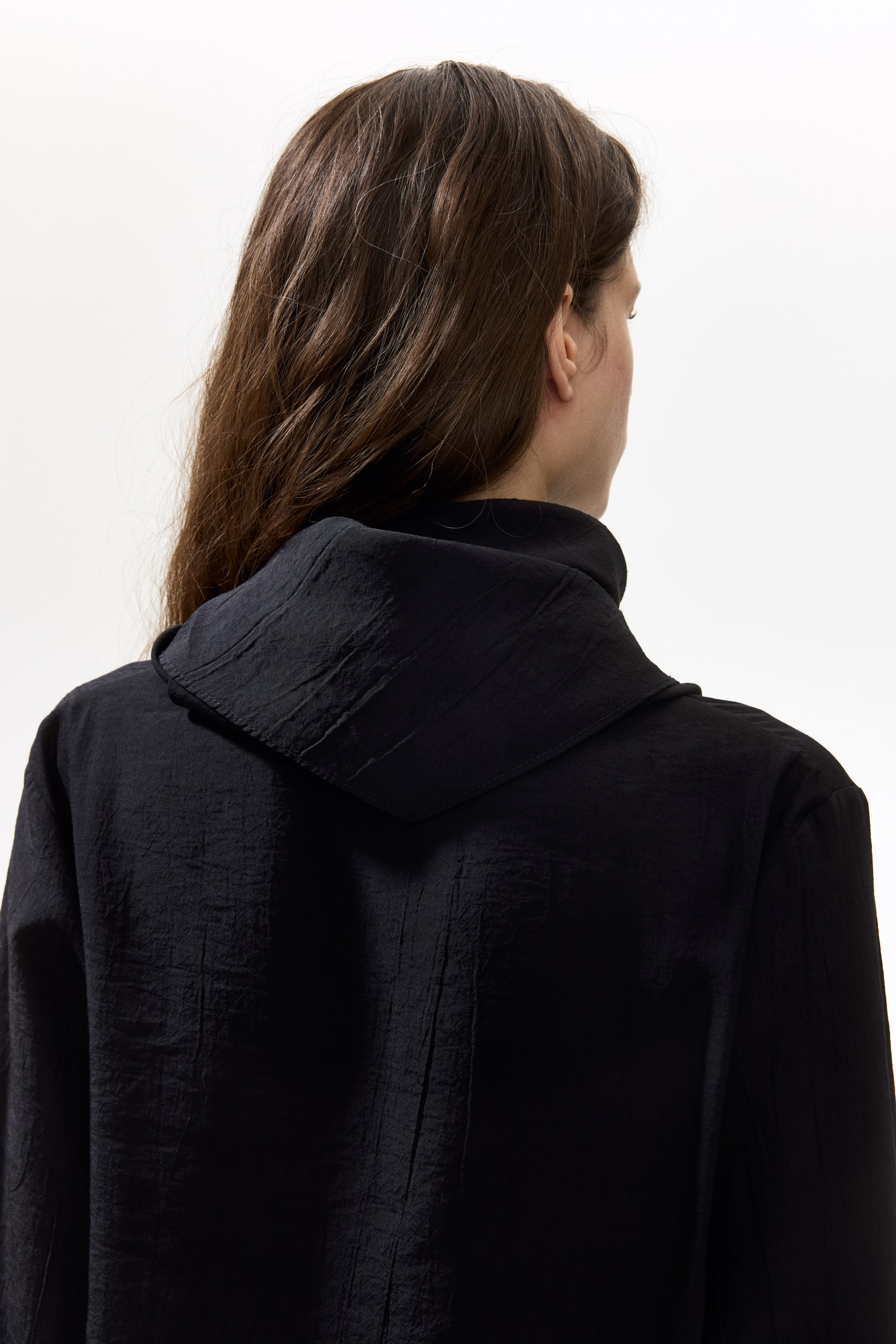 Scarf-Detail Shirt