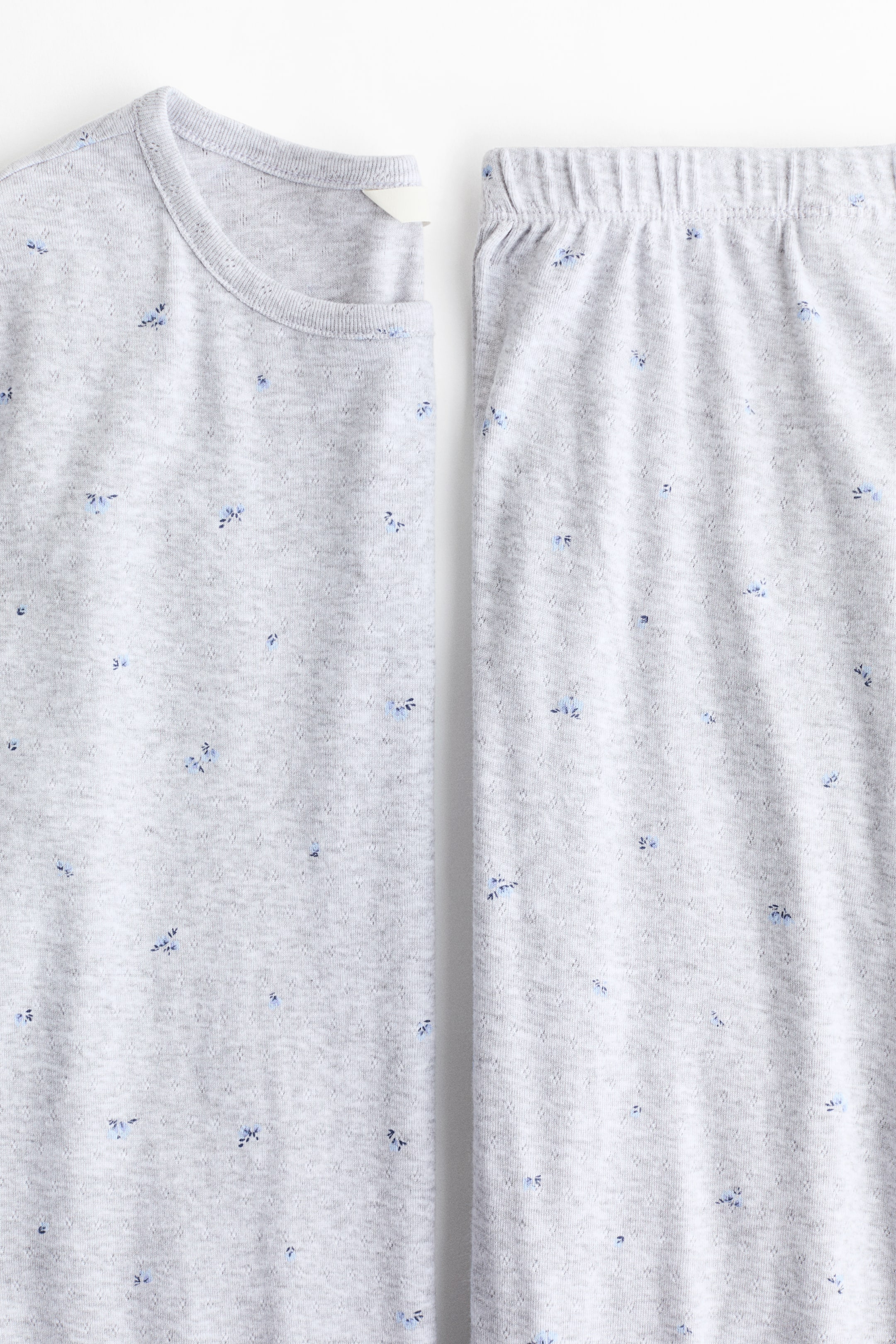 MAMA Pyjama en jersey pointelle