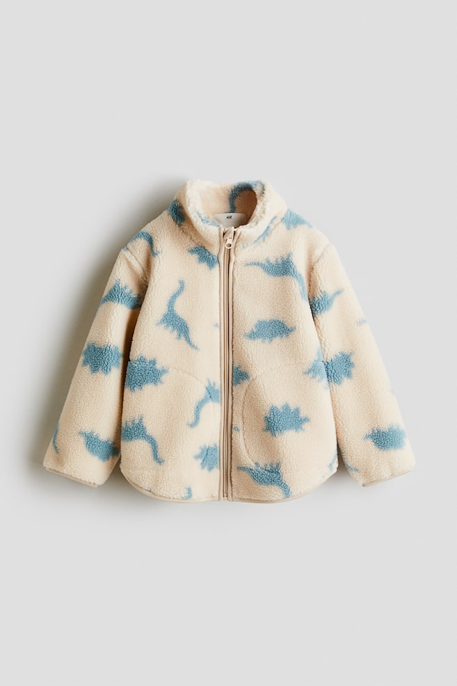 Teddy jas - Beige/dino's - 1
