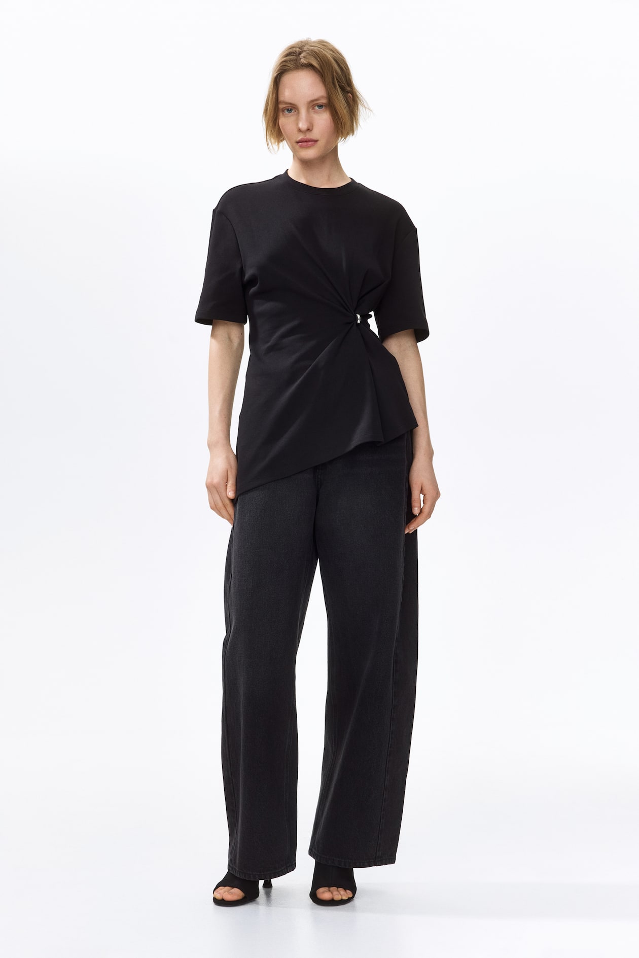 Draped-Detail Asymmetric Top - image 3