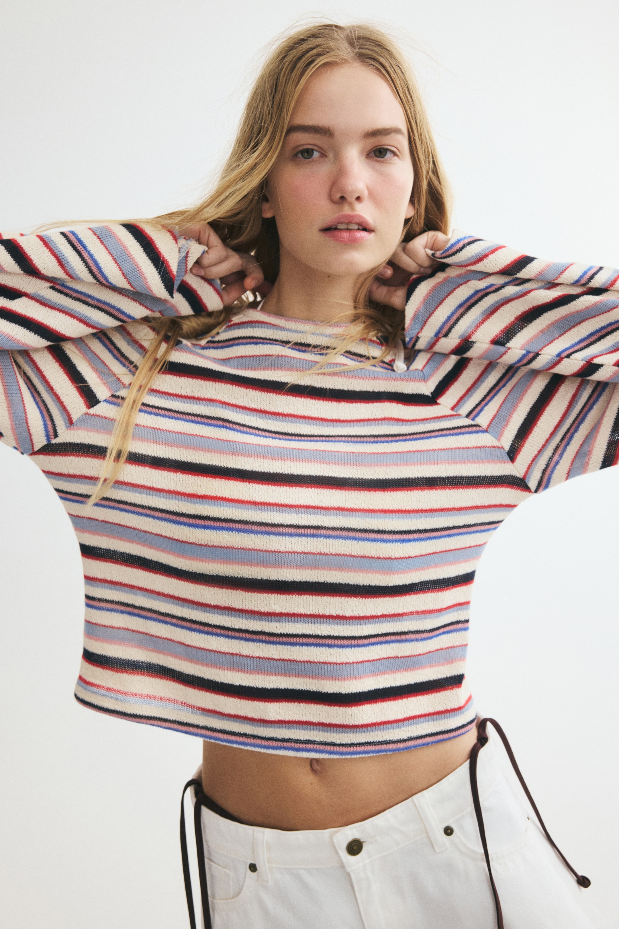 Haut à manches longues en tricot