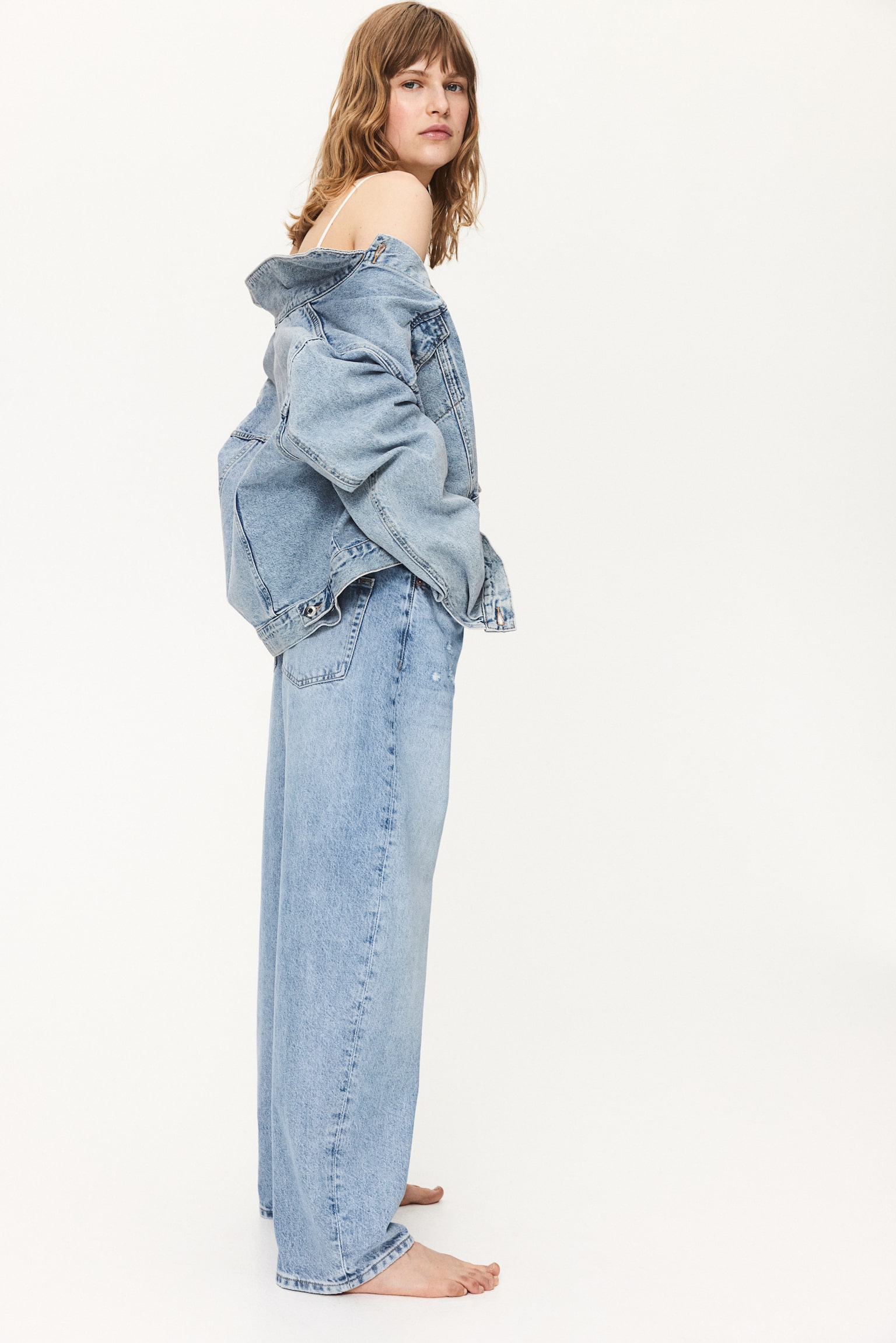 Baggy High Jeans - Light denim blue/Black/Denim blue/Dark grey/Greige/Light denim blue/Denim blue/Light denim blue/Light beige/Black/Grey/Light denim blue/Light denim blue - 4