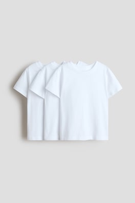 3-pack T-shirt i bomull