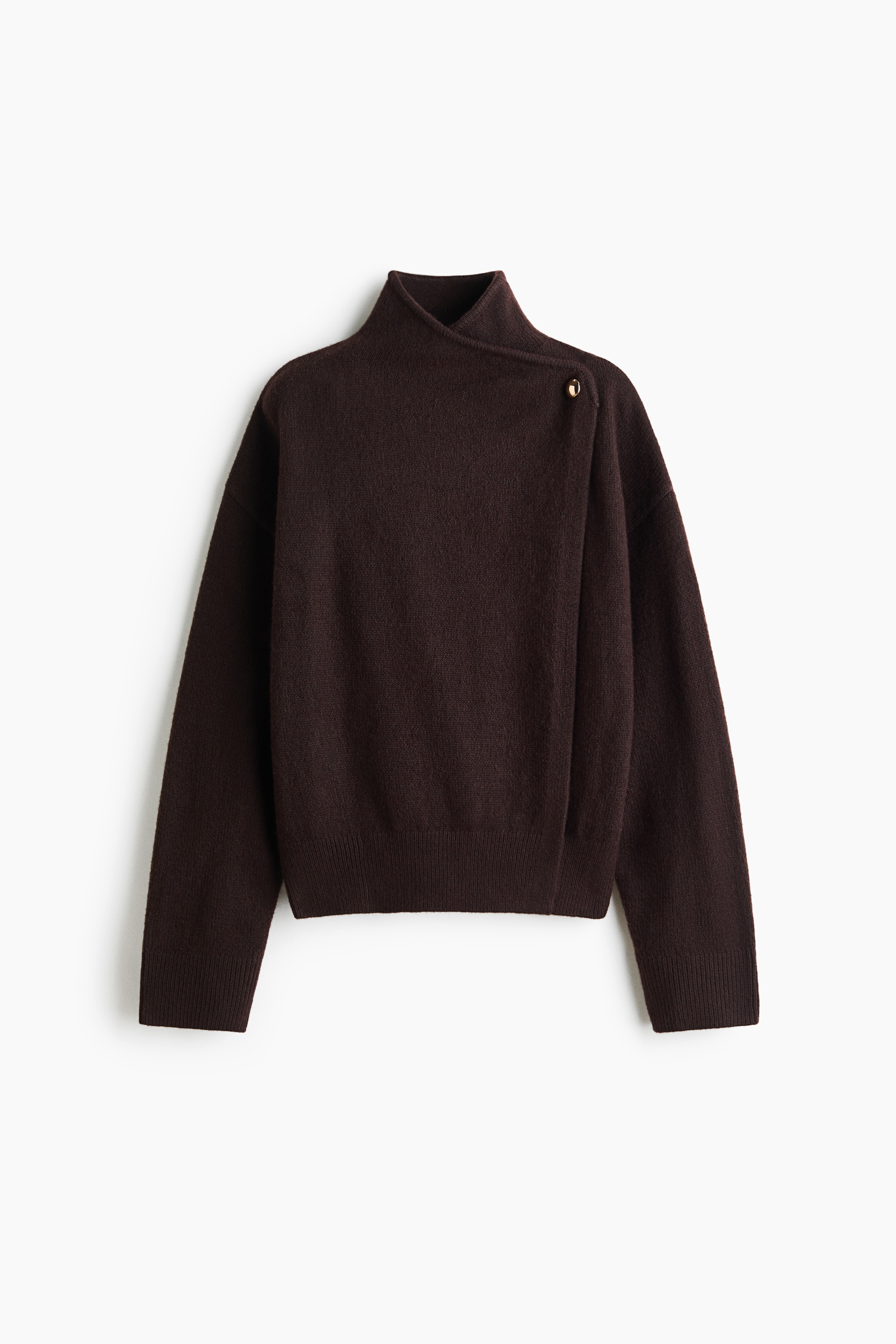 Wrap cardigan - Dark brown