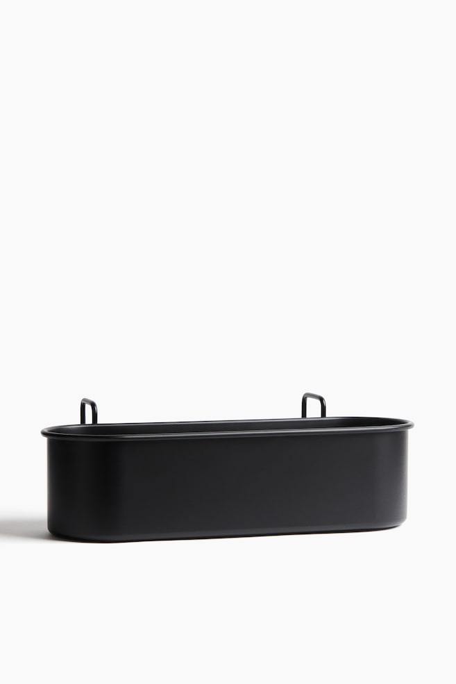 Maceta para colgar en metal - Negro/Beige claro/Verde caqui - 1