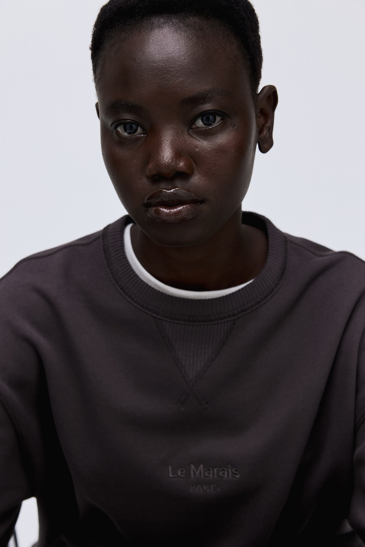 Sweatshirt with Text Motif - image 5
