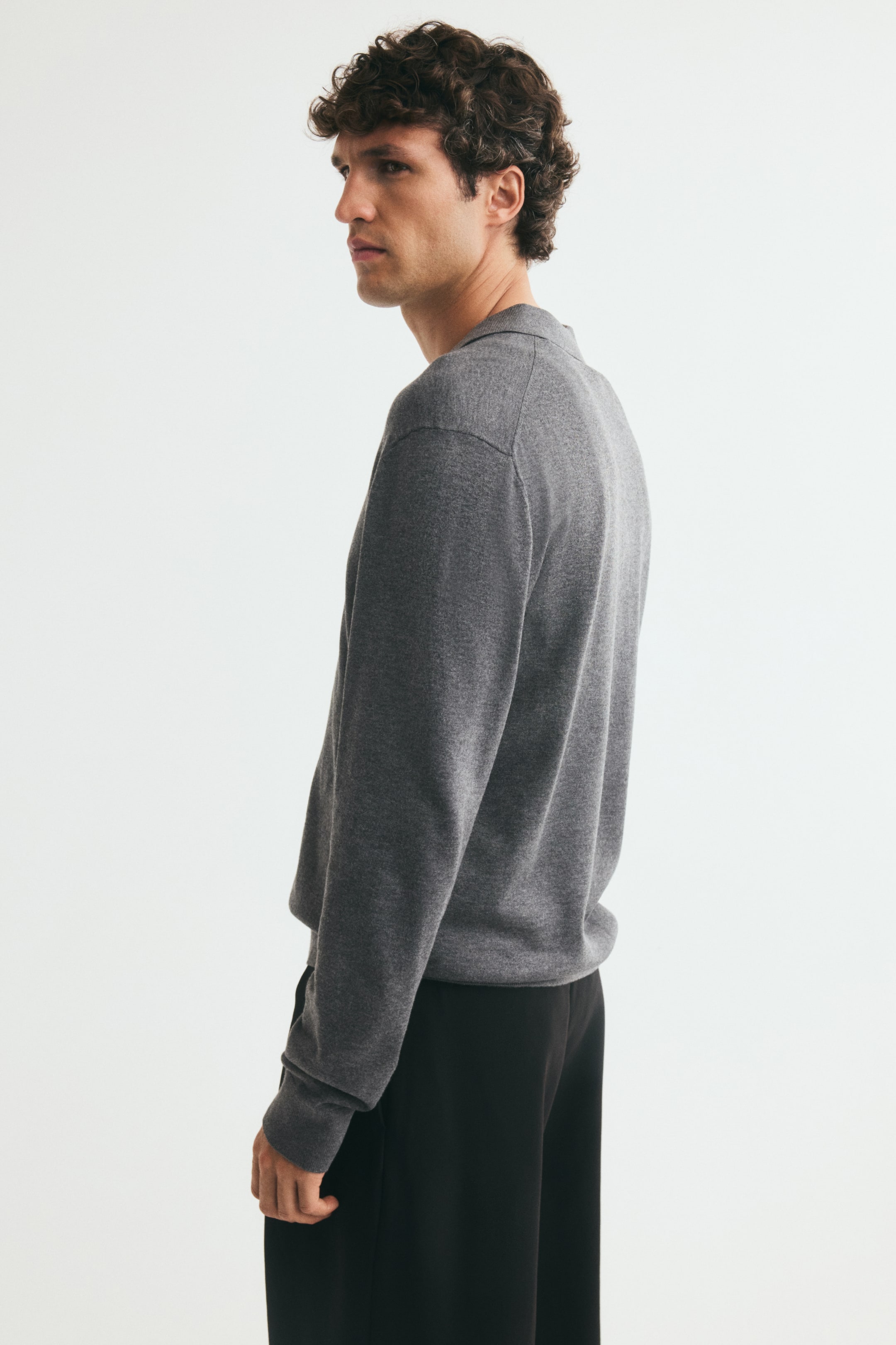 Regular-Fit Knit Polo Shirt