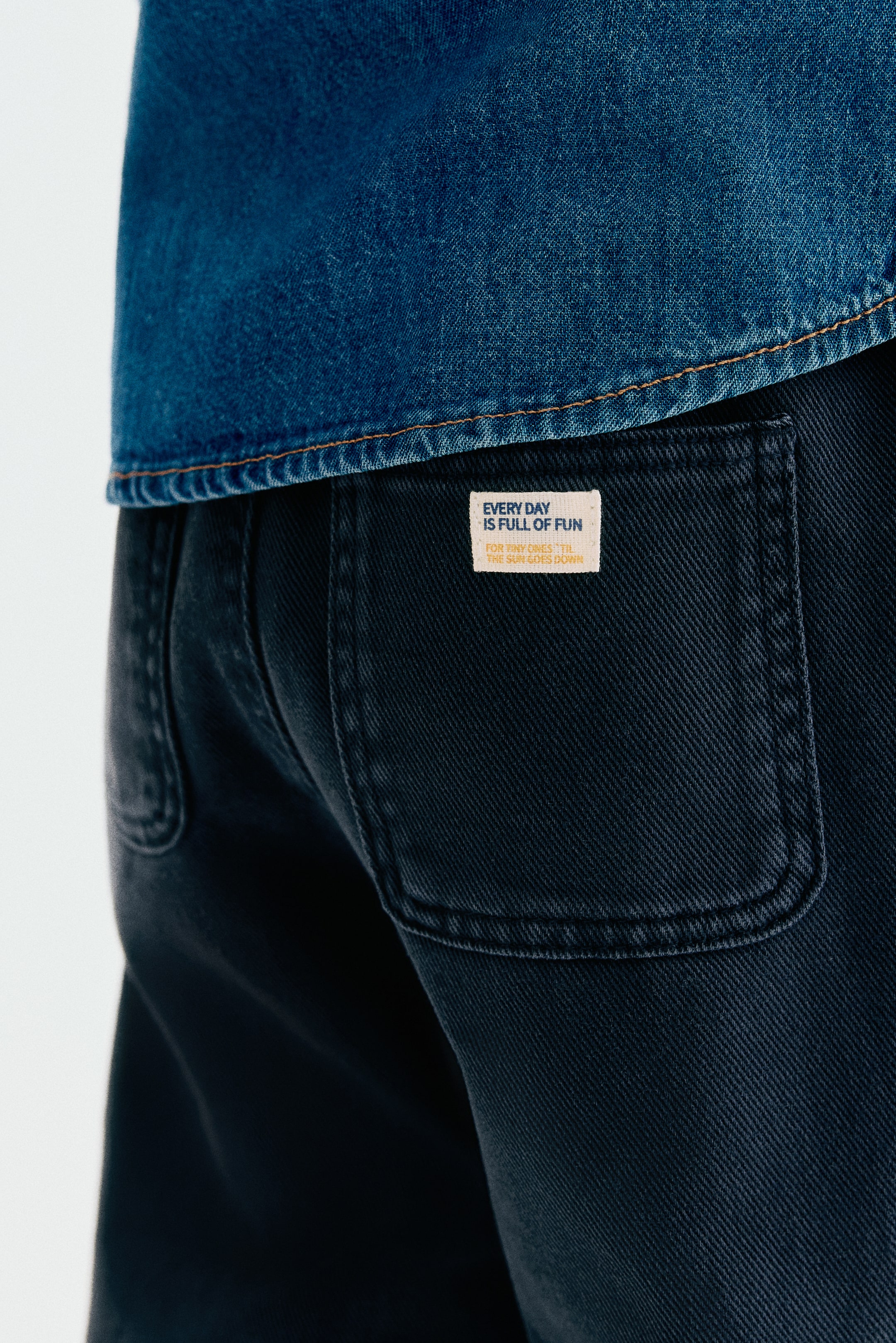 Pantalon en sergé de coton