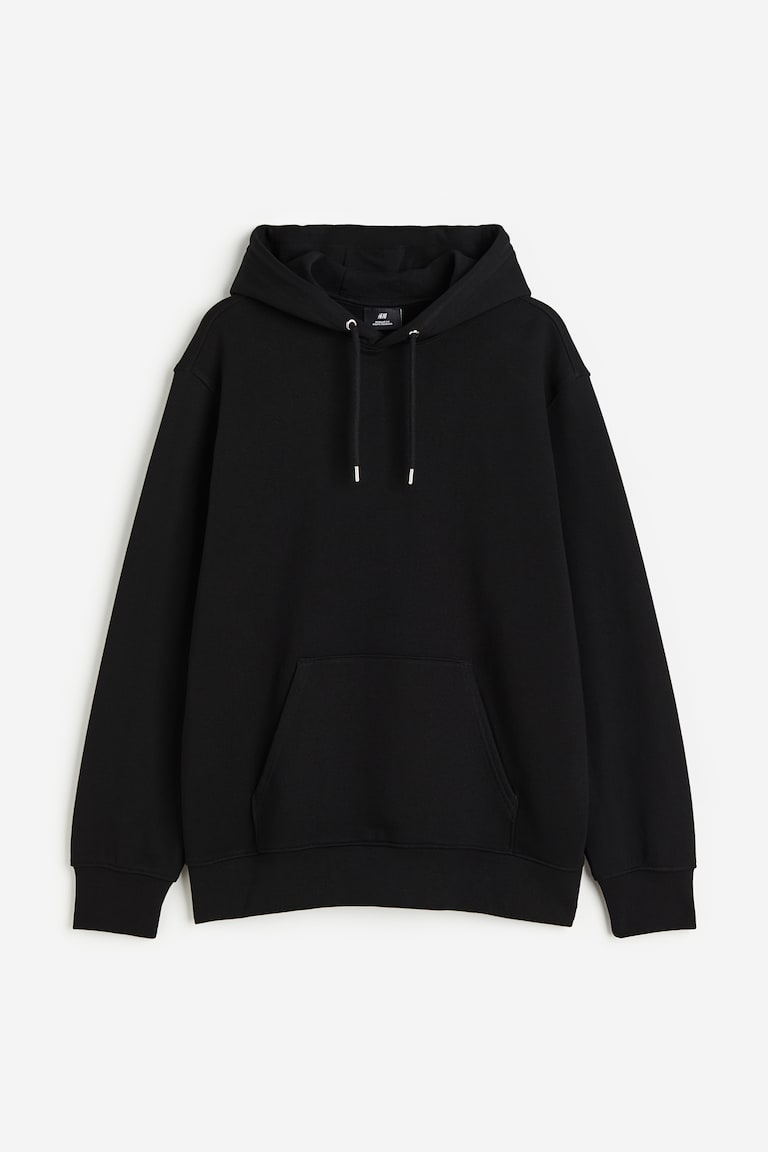 Regular Fit Hoodie Black Men H&M US