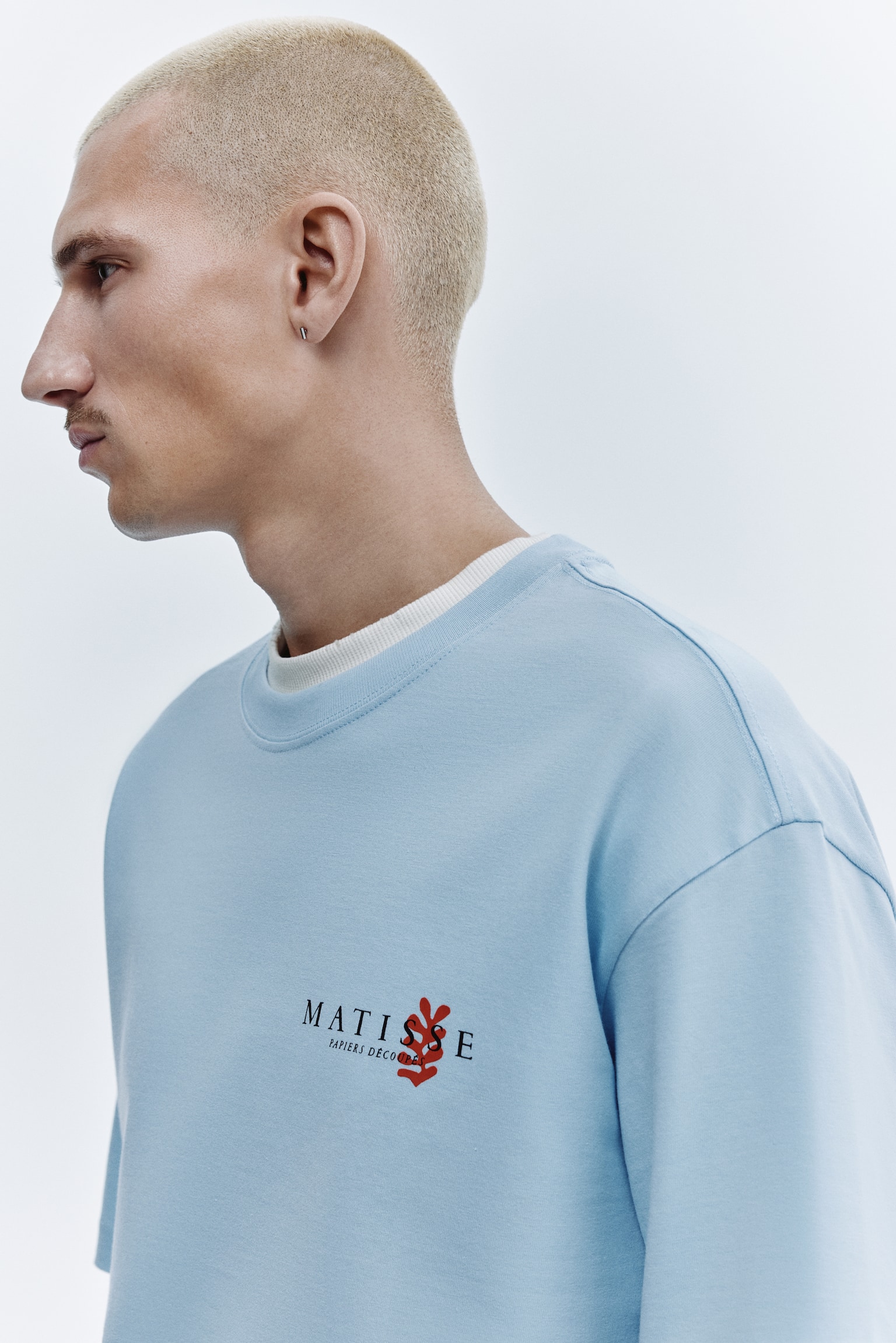 Loose Fit Printed T-shirt - Light blue/apoh/Black/Nirvana/Black/Spider-Man - 4