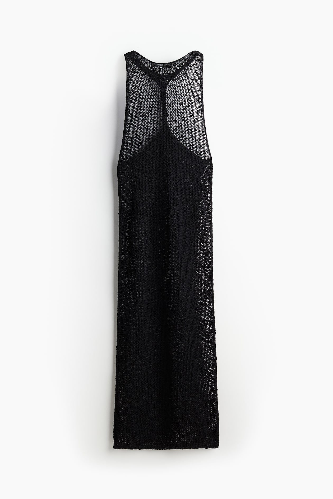 Women's Black Twist-detail crochet-look dress | H&M