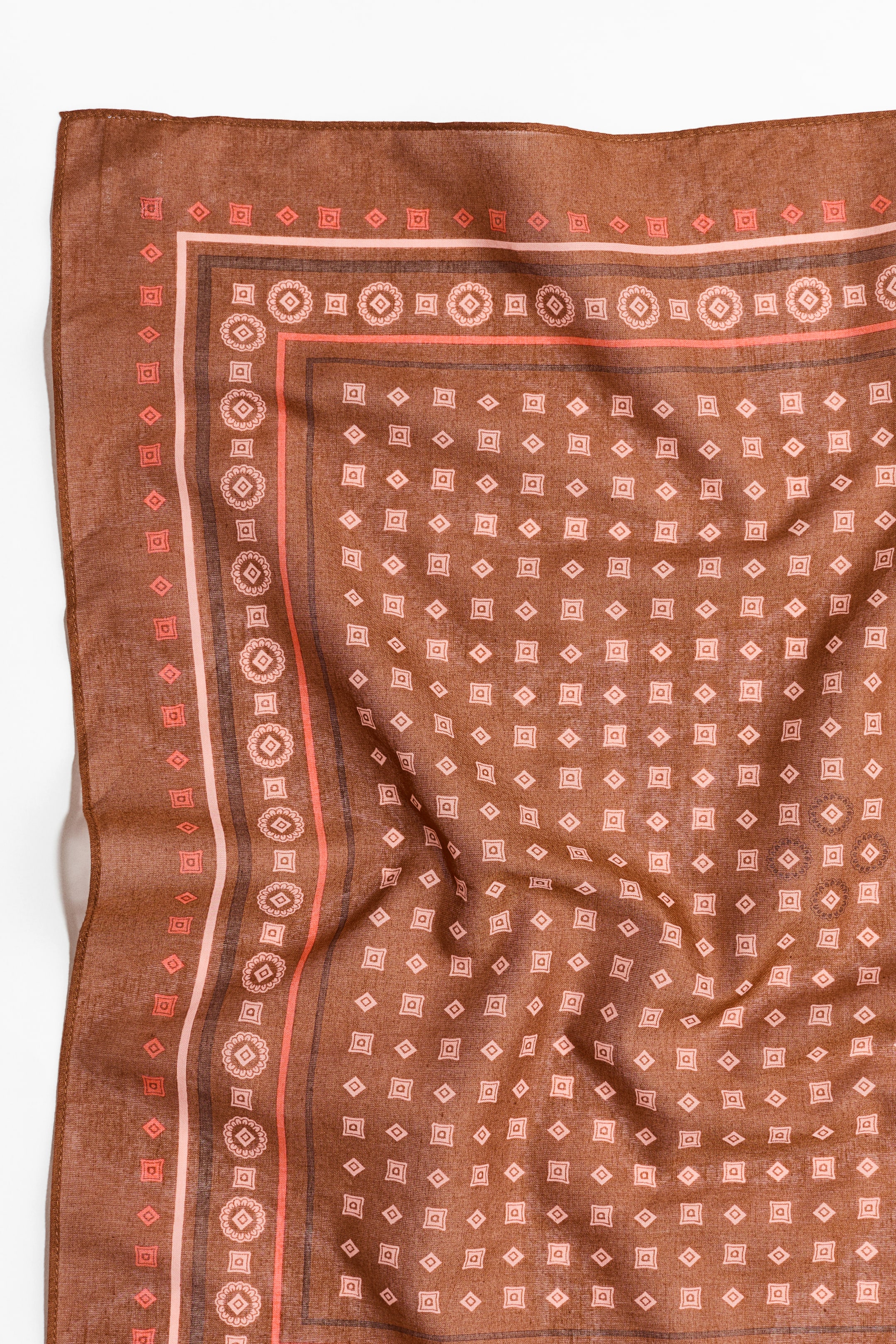 Patterned Cotton Scarf