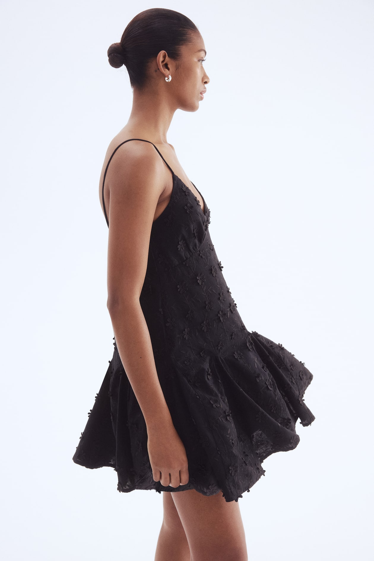 Appliqued Cotton Dress - image 3