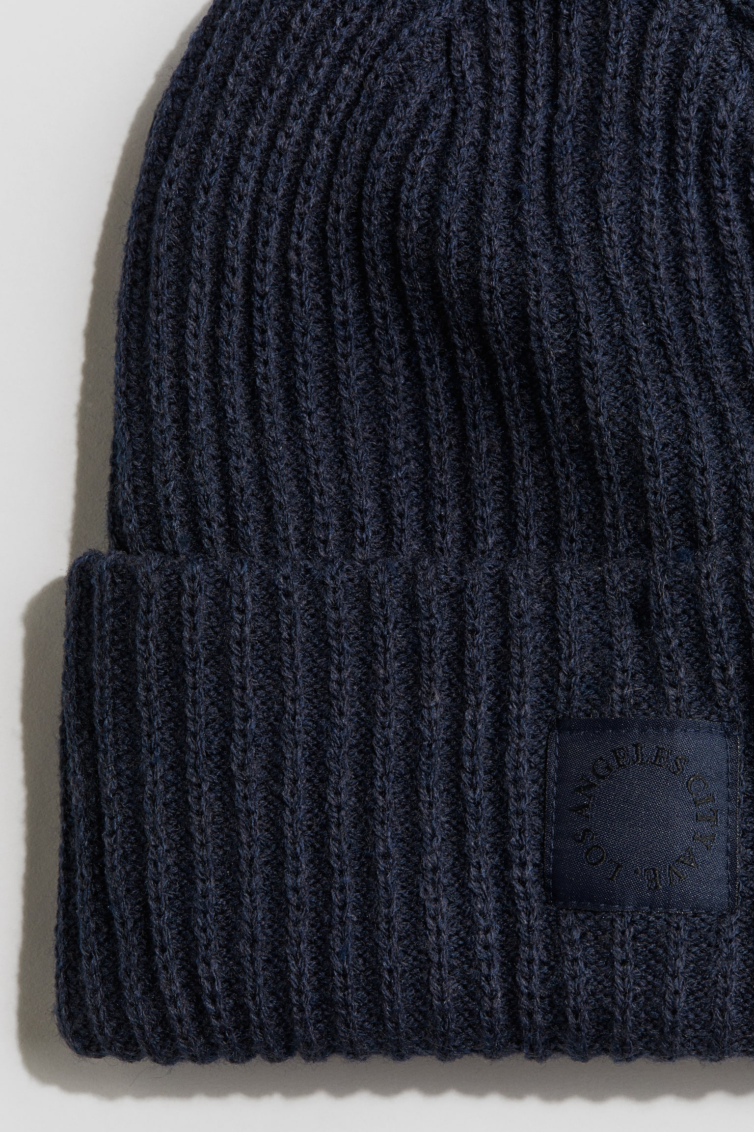 Appliquéd beanie - Navy blue/Black/Light pink/Dark red - 2